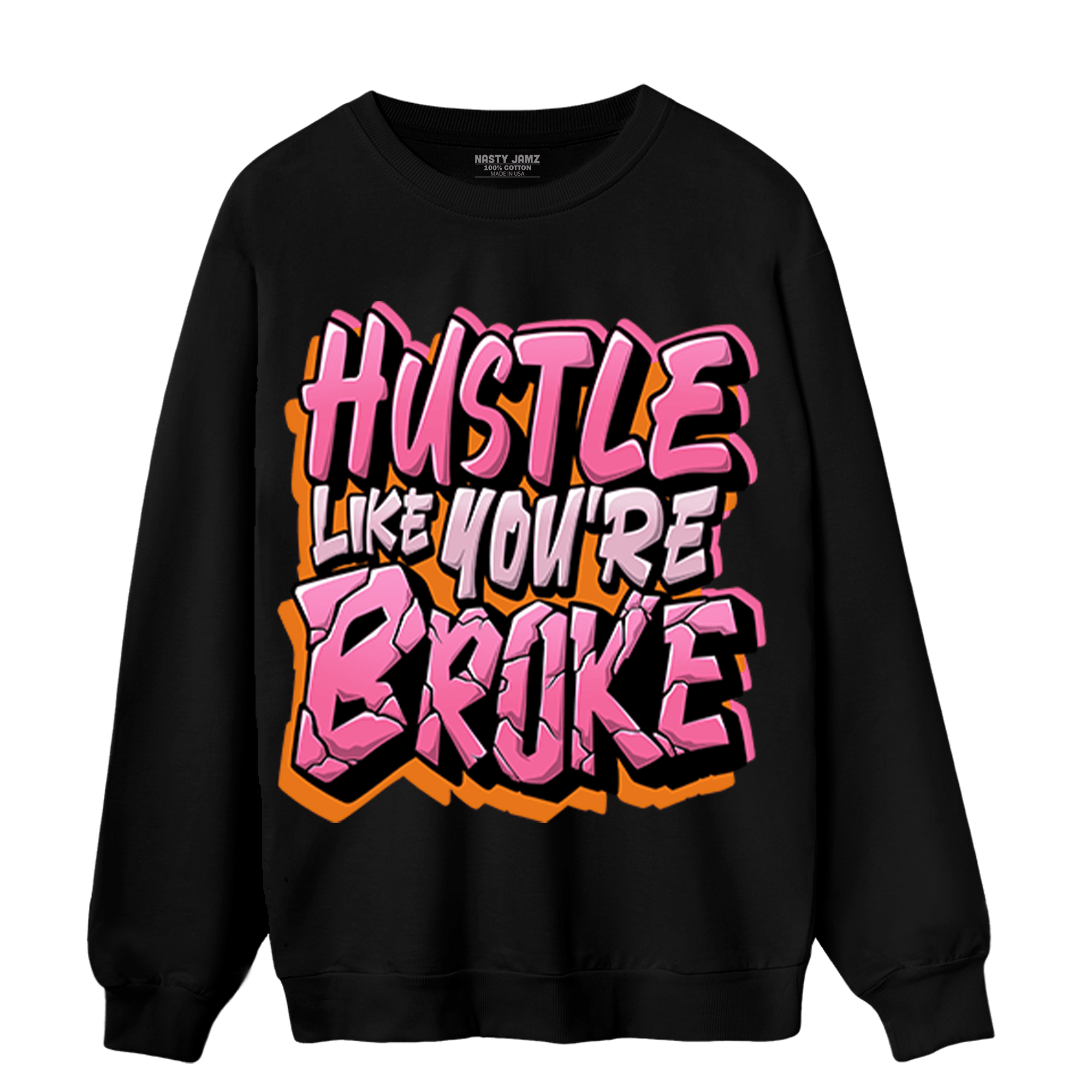 SB Dunk Blossom Sweatshirt Match Hustle Like Broke - NastyJamz