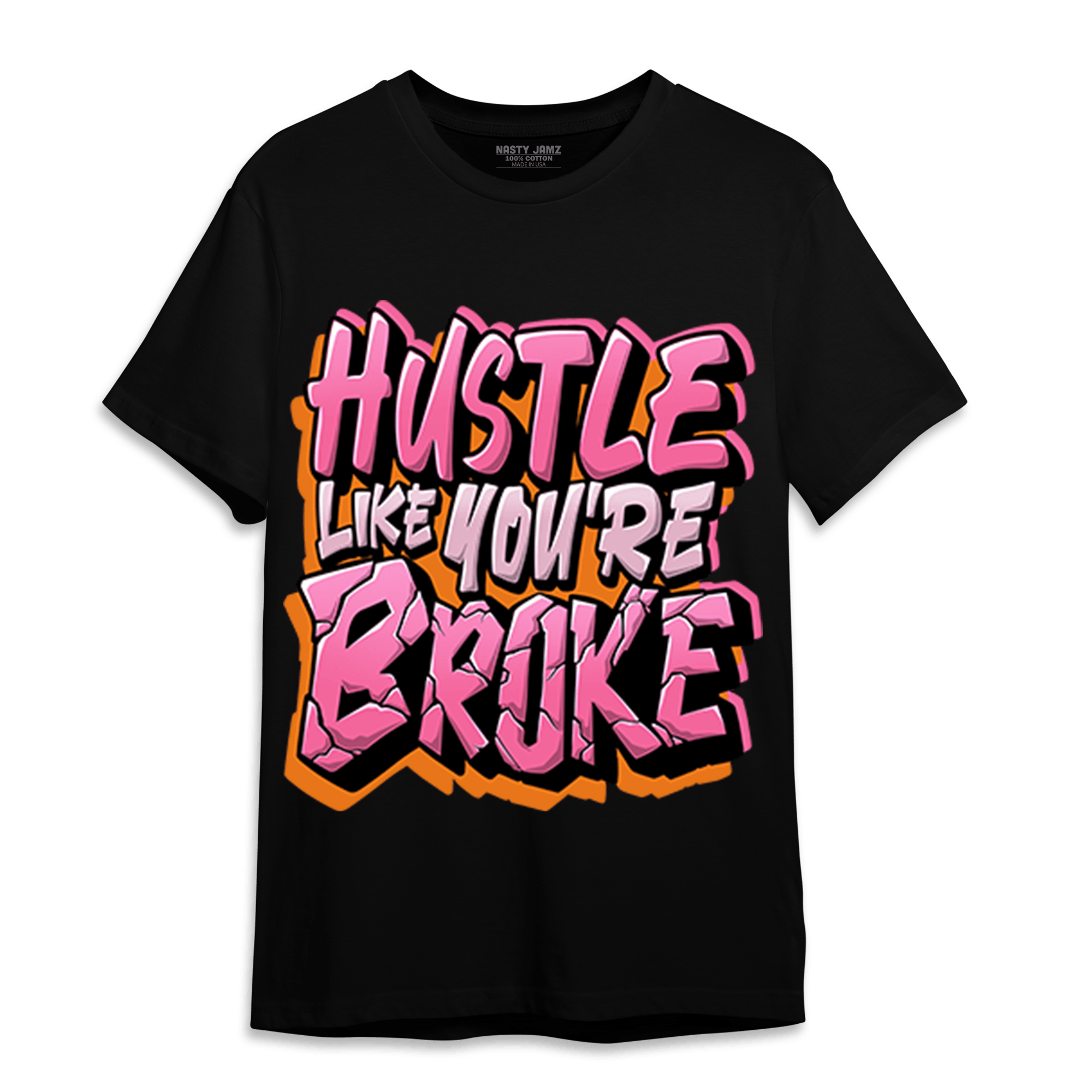 SB Dunk Blossom T Shirt Match Hustle Like Broke - NastyJamz