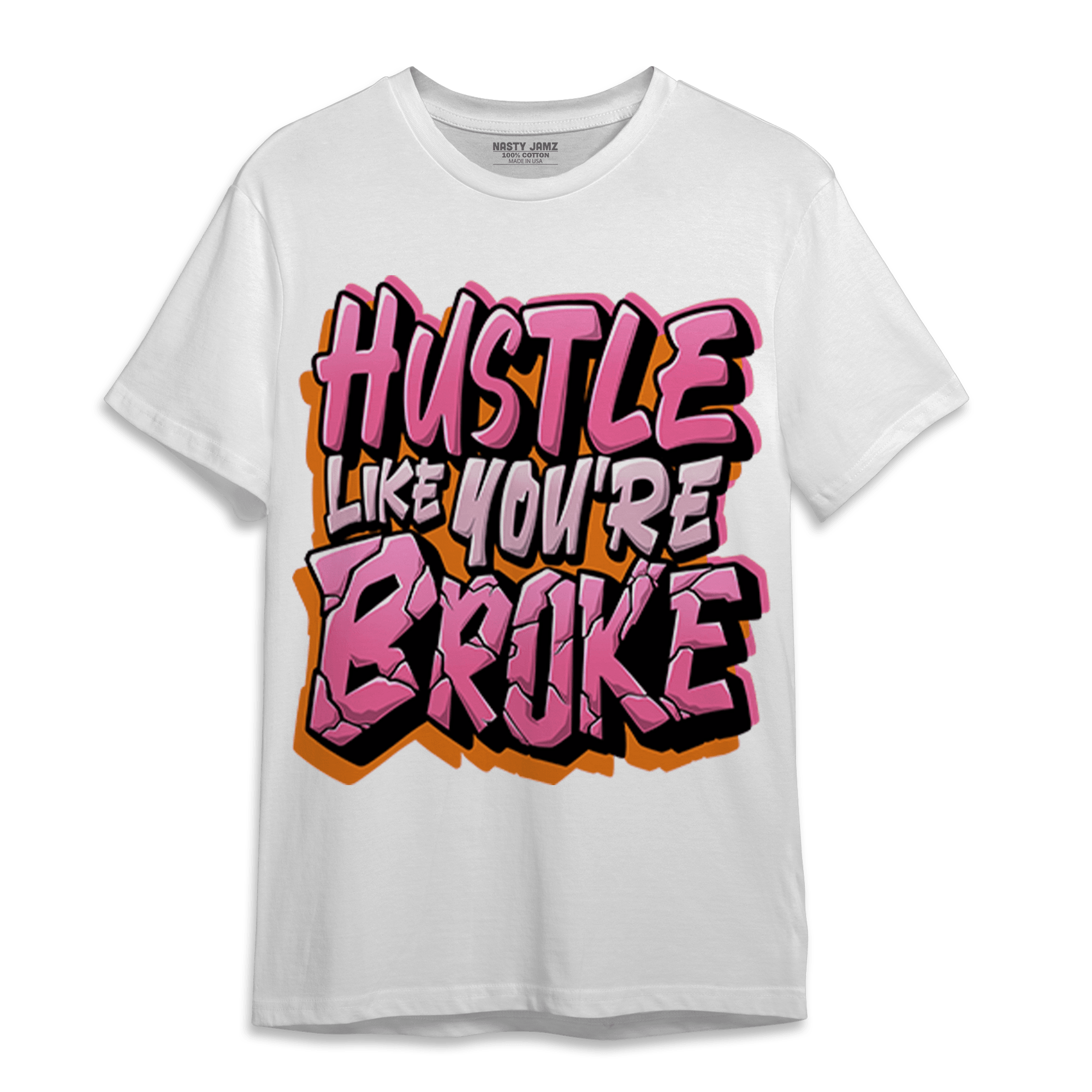 SB Dunk Blossom T Shirt Match Hustle Like Broke - NastyJamz
