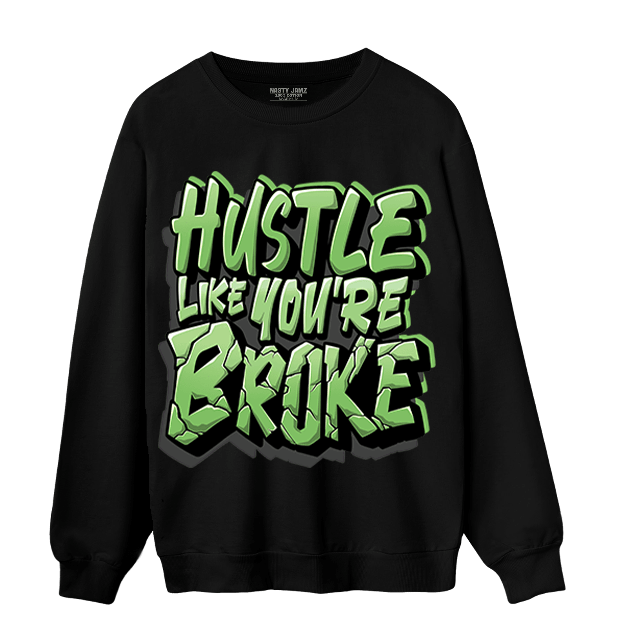 SB Dunk Buttercup Sweatshirt Match Hustle Like Broke - NastyJamz