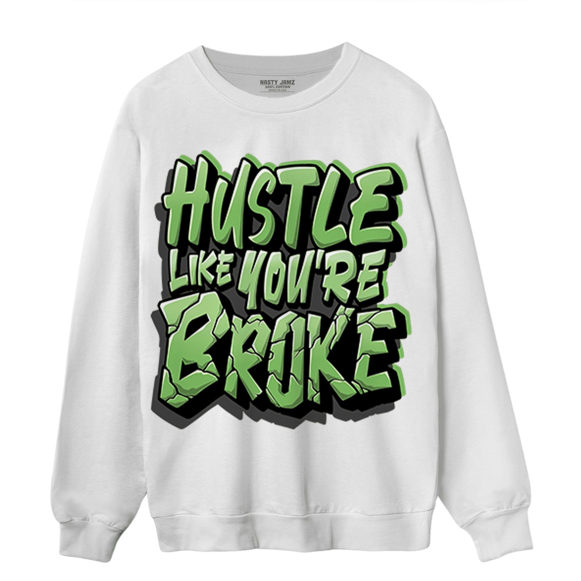 SB Dunk Buttercup Sweatshirt Match Hustle Like Broke - NastyJamz