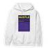 Field Purple 12s Hoodie Match Hustle Nutrition Facts - NastyJamz