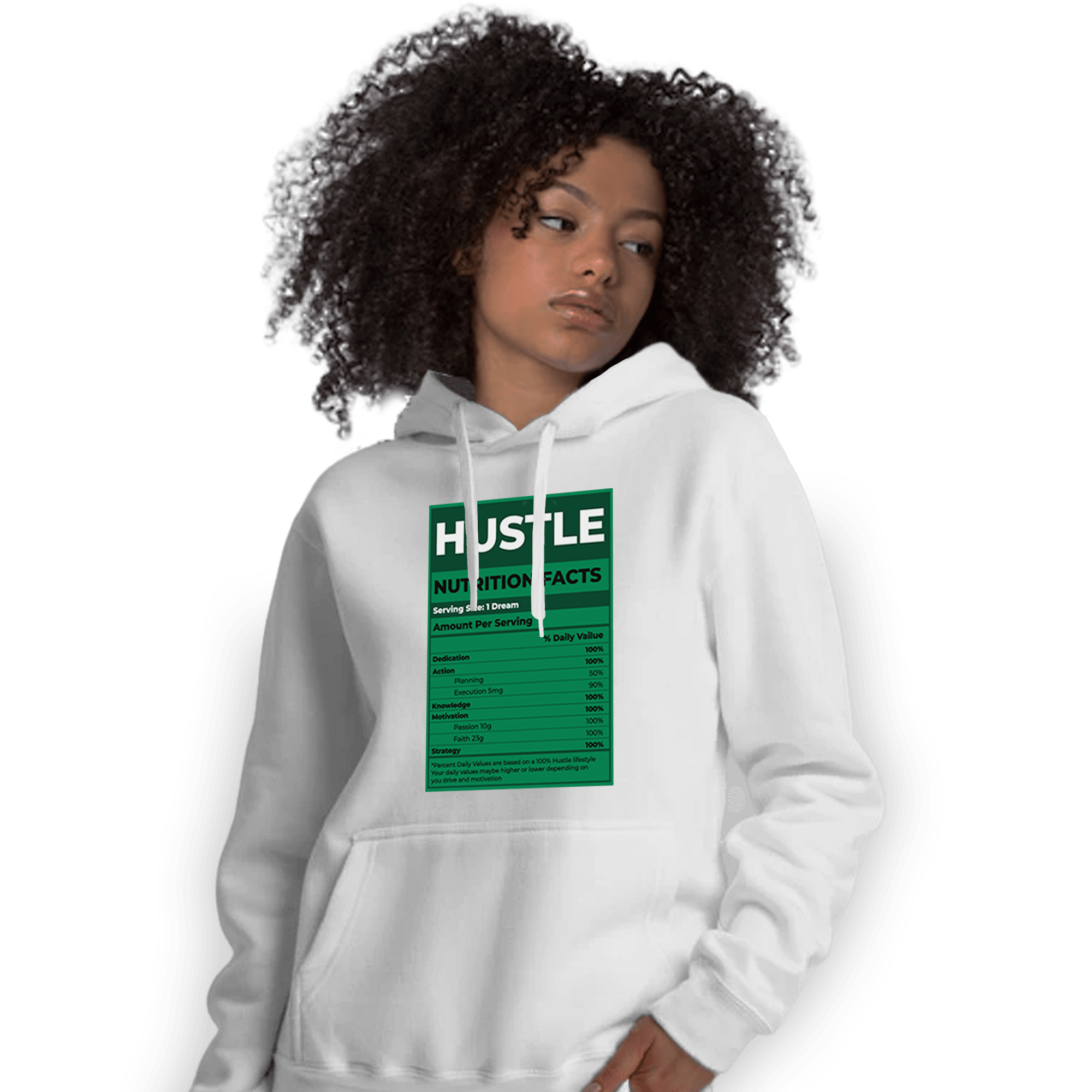 Celtic Lucky Green 1s Hoodie Match Hustle Nutrition Facts - NastyJamz