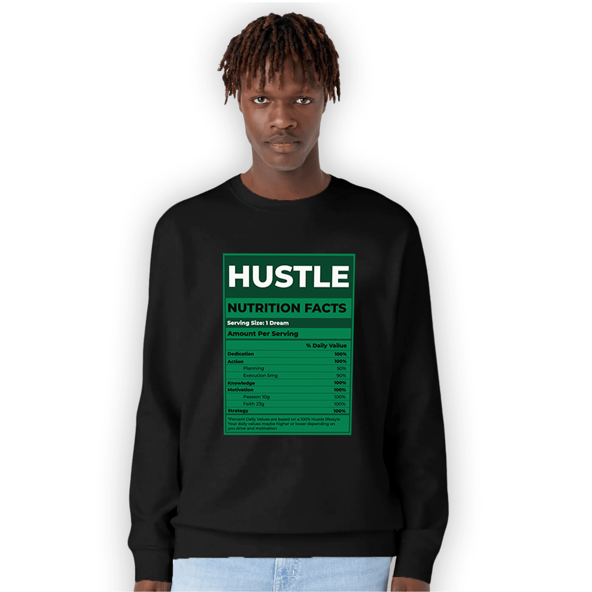 Celtic Lucky Green 1s Sweatshirt Match Hustle Nutrition Facts - NastyJamz