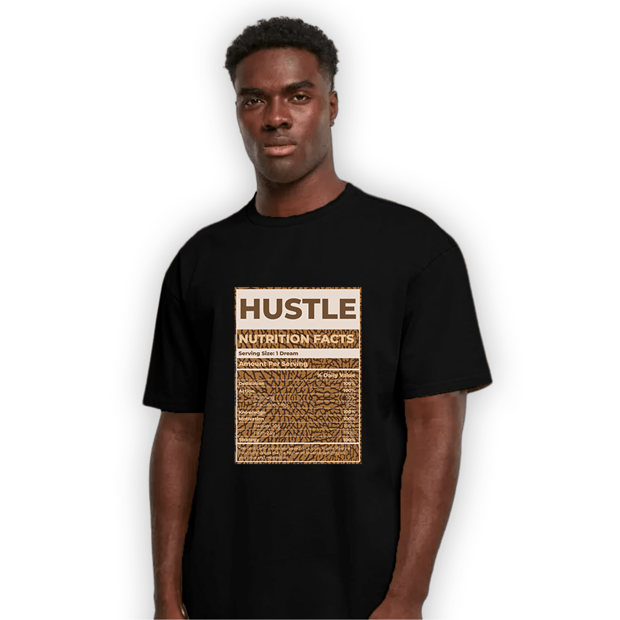 Palomino 3s T Shirt Match Hustle Nutrition Facts - NastyJamz