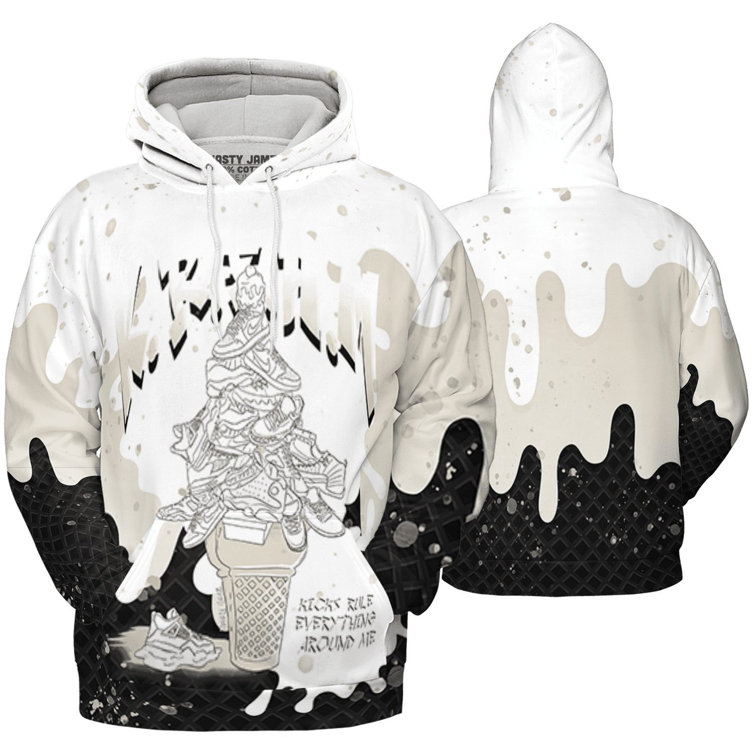 Gratitude 11s Hoodie Match KREAM 3D All-Over Print Waffle Cone - NastyJamz