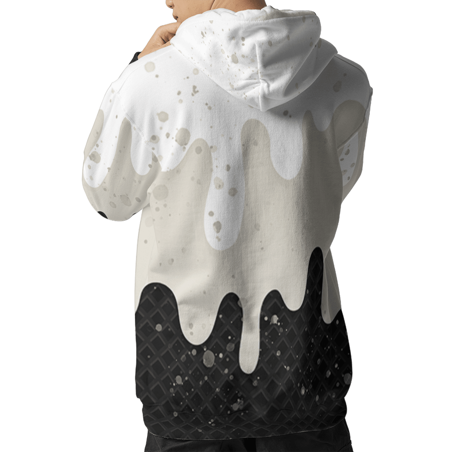 Gratitude 11s Hoodie Match KREAM 3D All-Over Print Waffle Cone - NastyJamz