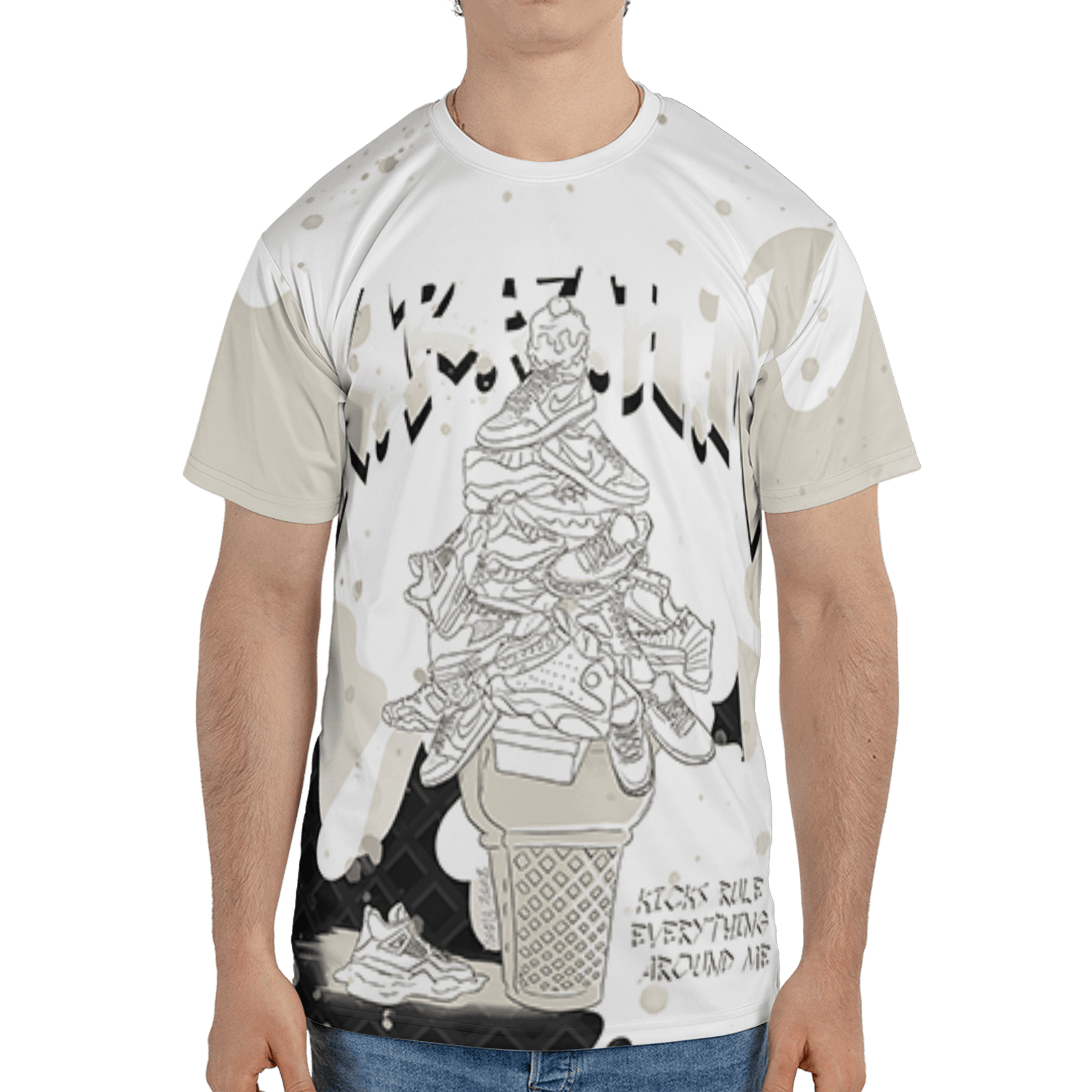 Gratitude 11s T Shirt Match KREAM 3D All-Over Print Waffle Cone - NastyJamz