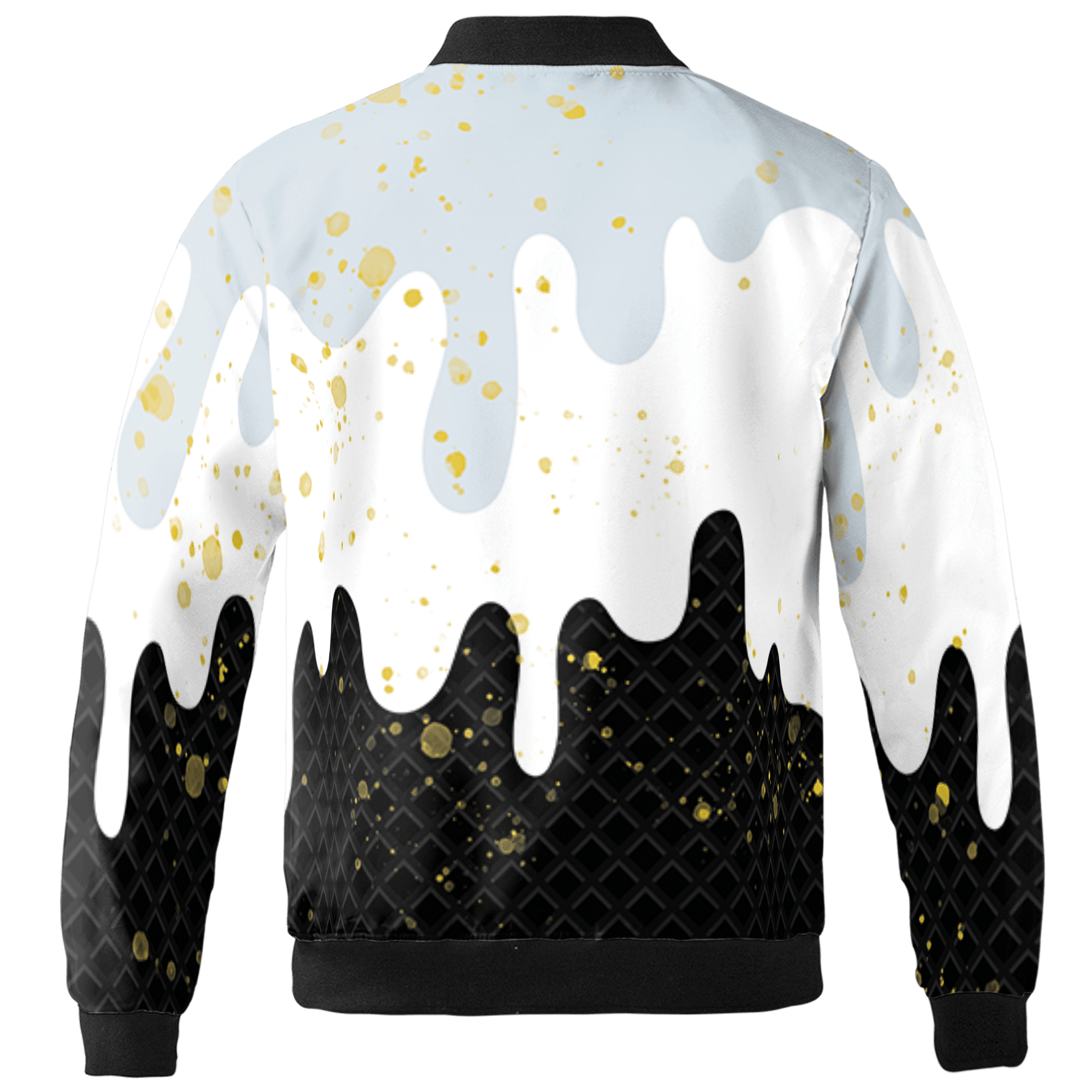 Blue Grey 13s Jacket Match KREAM 3D All-Over Print Waffle Cone - NastyJamz