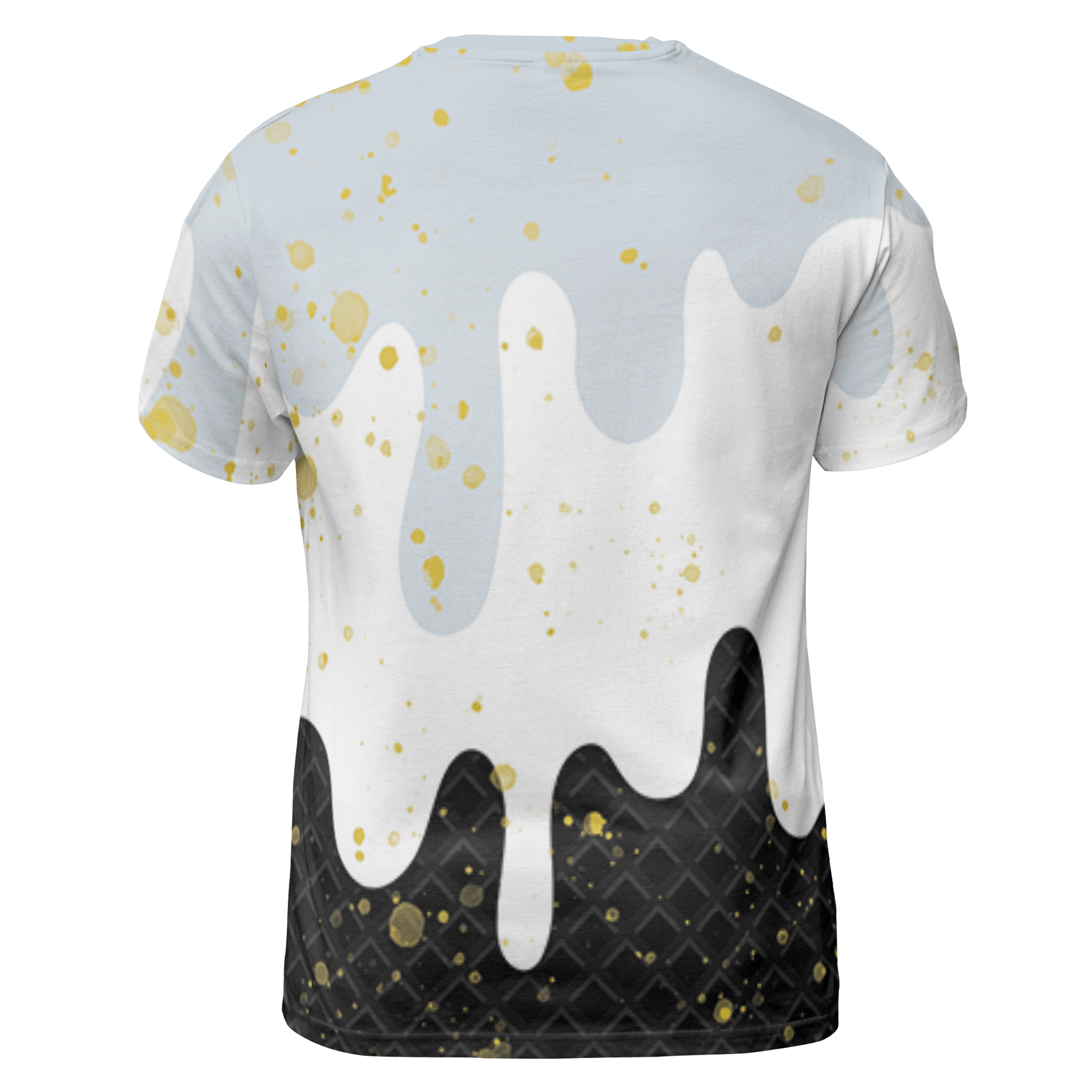Blue Grey 13s T Shirt Match KREAM 3D All-Over Print Waffle Cone - NastyJamz