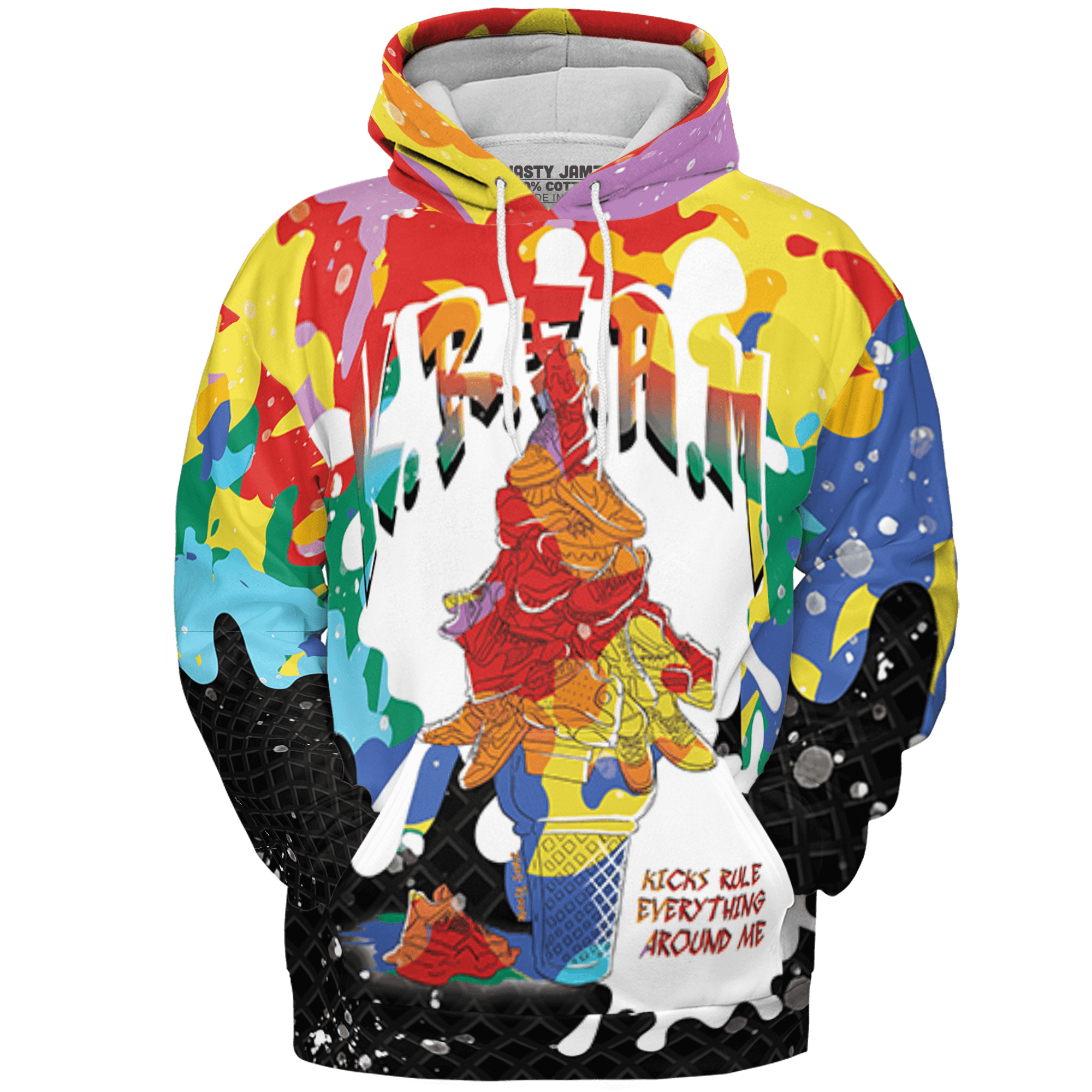 Mid GS Six Championships 1s Hoodie Match KREAM 3D All-Over Print Waffle Cone - NastyJamz