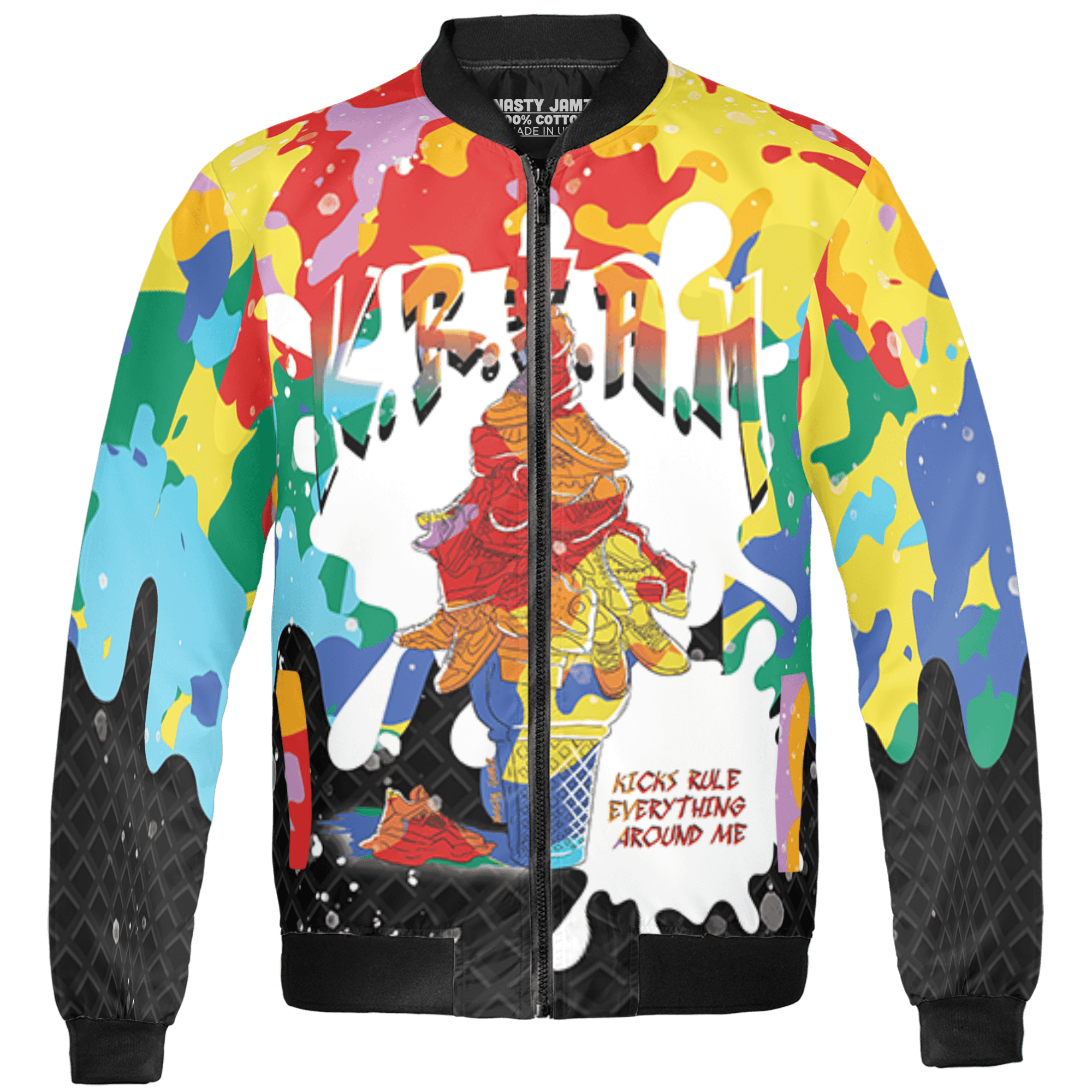 Mid GS Six Championships 1s Jacket Match KREAM 3D All-Over Print Waffle Cone - NastyJamz
