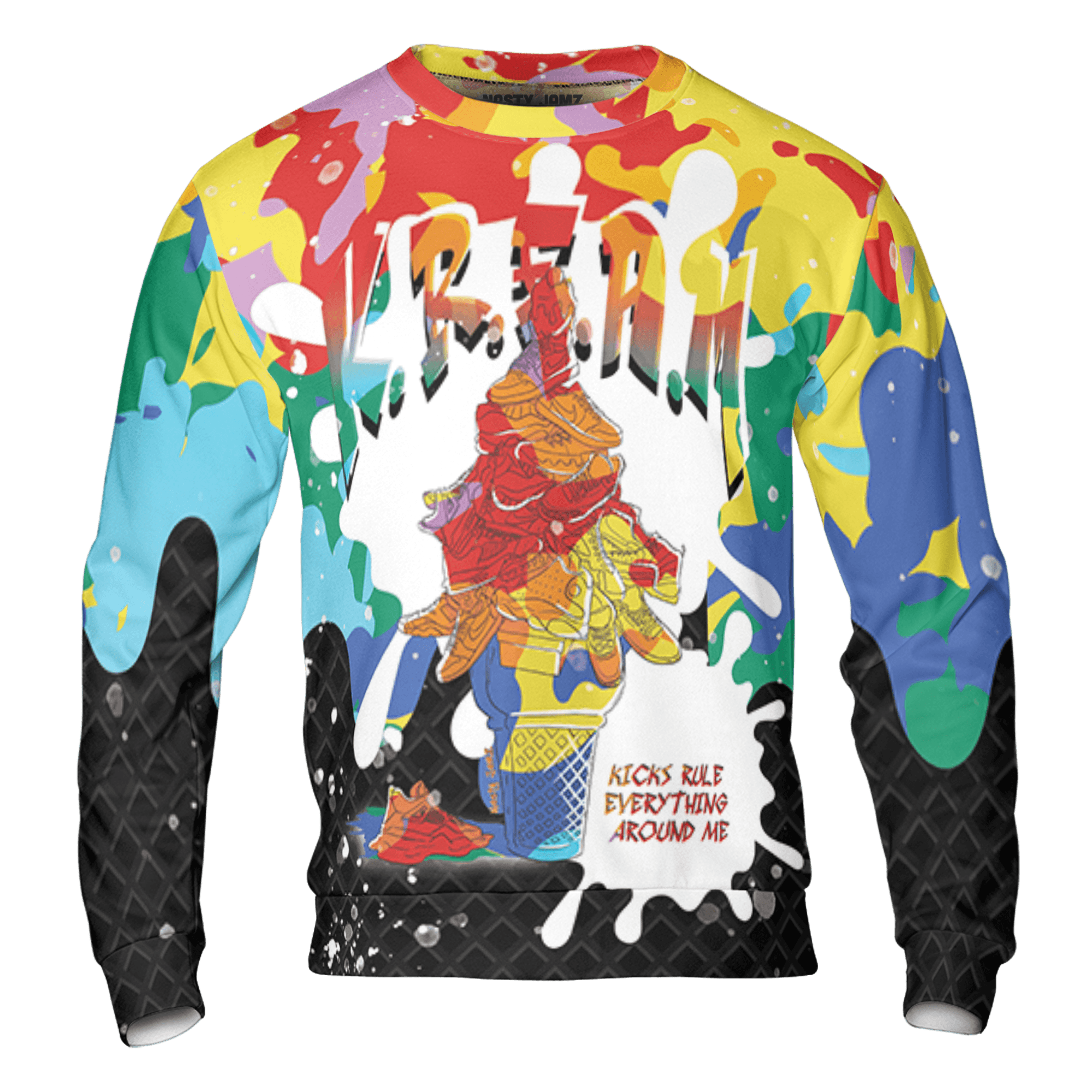 Mid GS Six Championships 1s Sweatshirt Match KREAM 3D All-Over Print Waffle Cone - NastyJamz