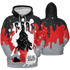 Bred Reimagined 4s Hoodie Match KREAM 3D All-Over Print Waffle Cone - NastyJamz
