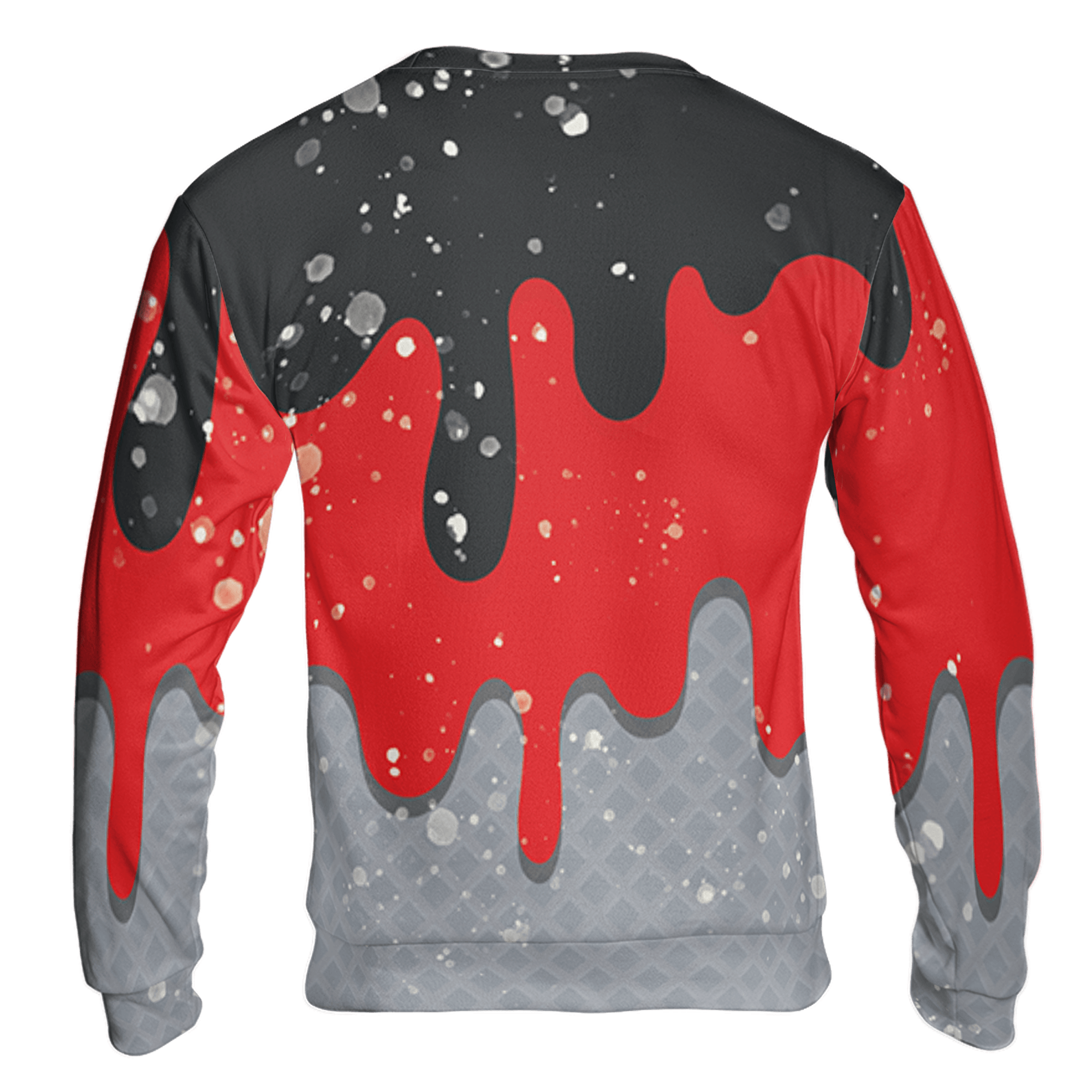 Bred Reimagined 4s Sweatshirt Match KREAM 3D All-Over Print Waffle Cone - NastyJamz