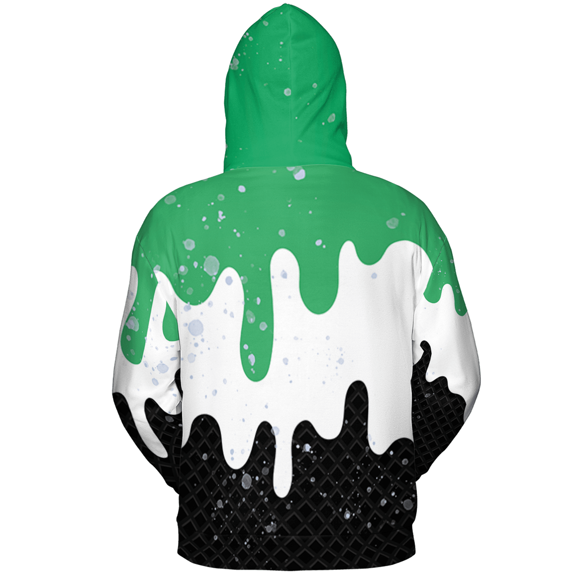 Lucky Green 5s Hoodie Match KREAM 3D All-Over Print Waffle Cone - NastyJamz