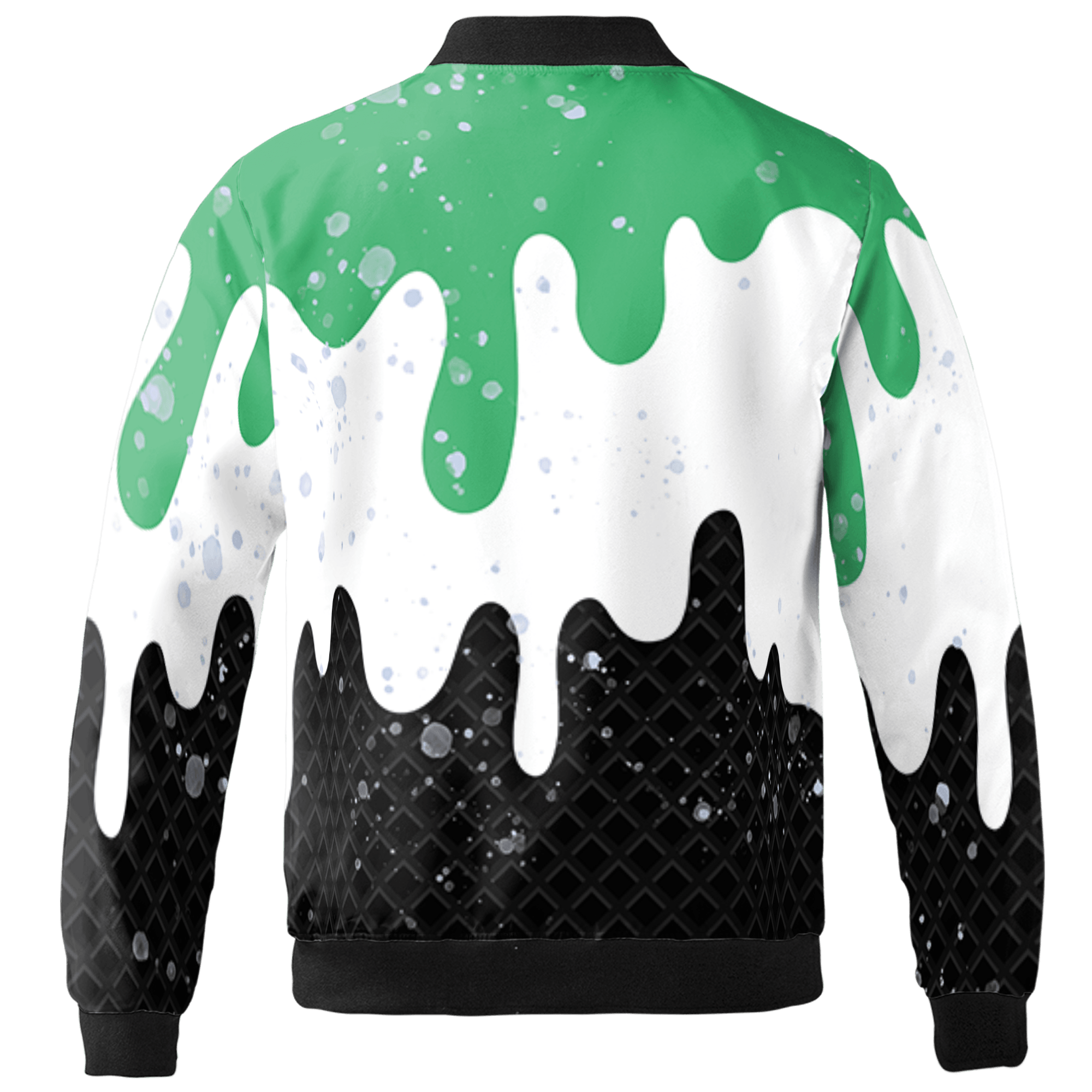 Lucky Green 5s Jacket Match KREAM 3D All-Over Print Waffle Cone - NastyJamz