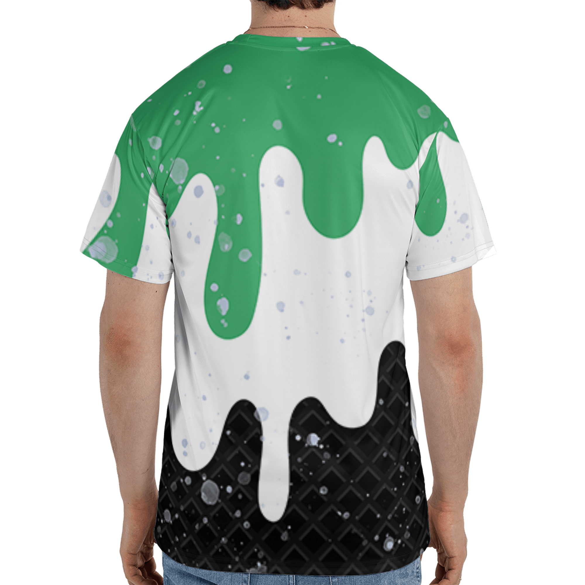 Lucky Green 5s T Shirt Match KREAM 3D All-Over Print Waffle Cone - NastyJamz