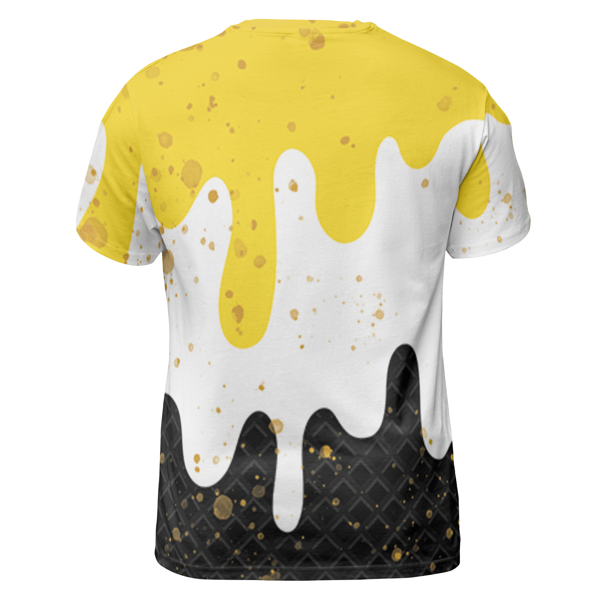 Yellow Ochre 6s T Shirt Match KREAM 3D All-Over Print Waffle Cone - NastyJamz