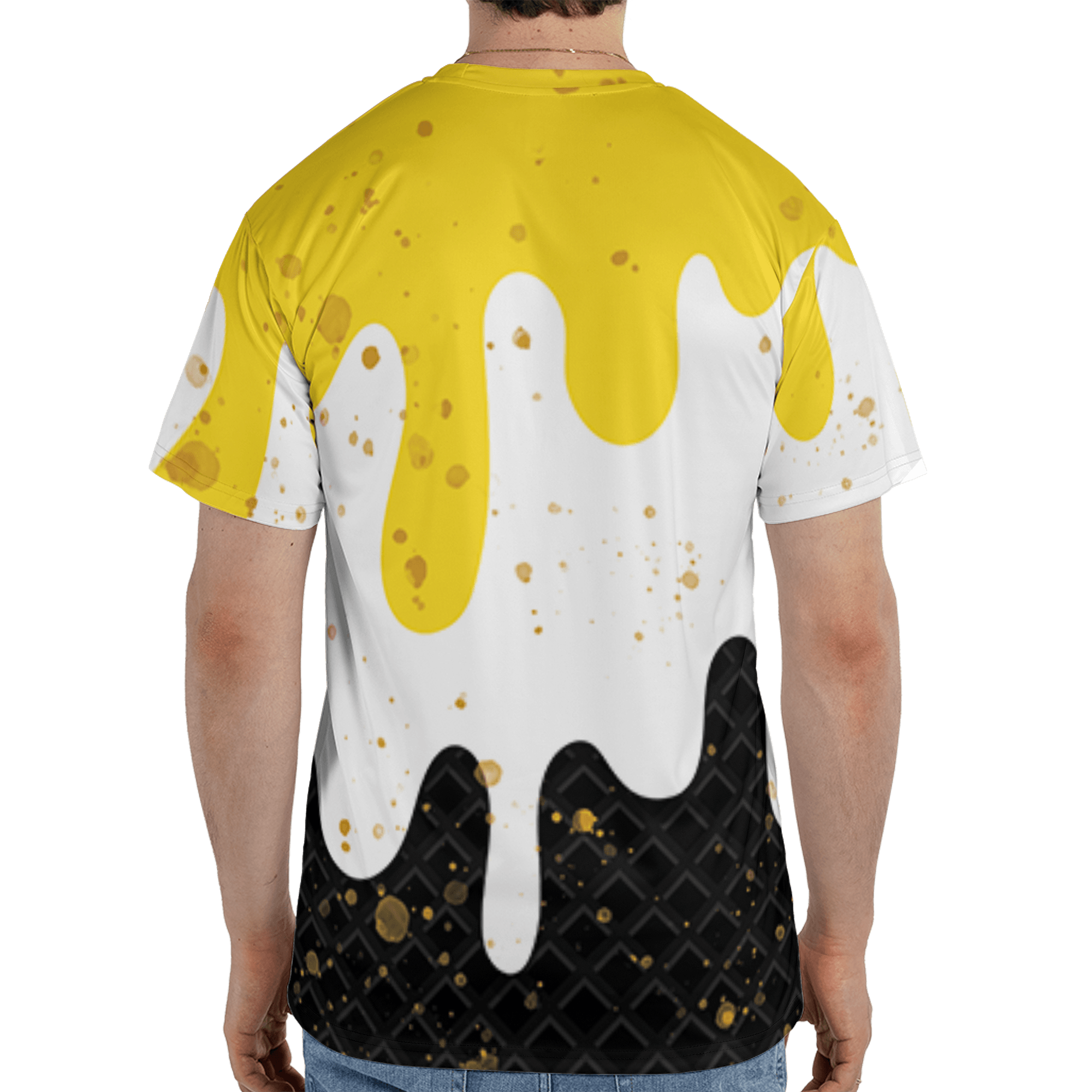Yellow Ochre 6s T Shirt Match KREAM 3D All-Over Print Waffle Cone - NastyJamz