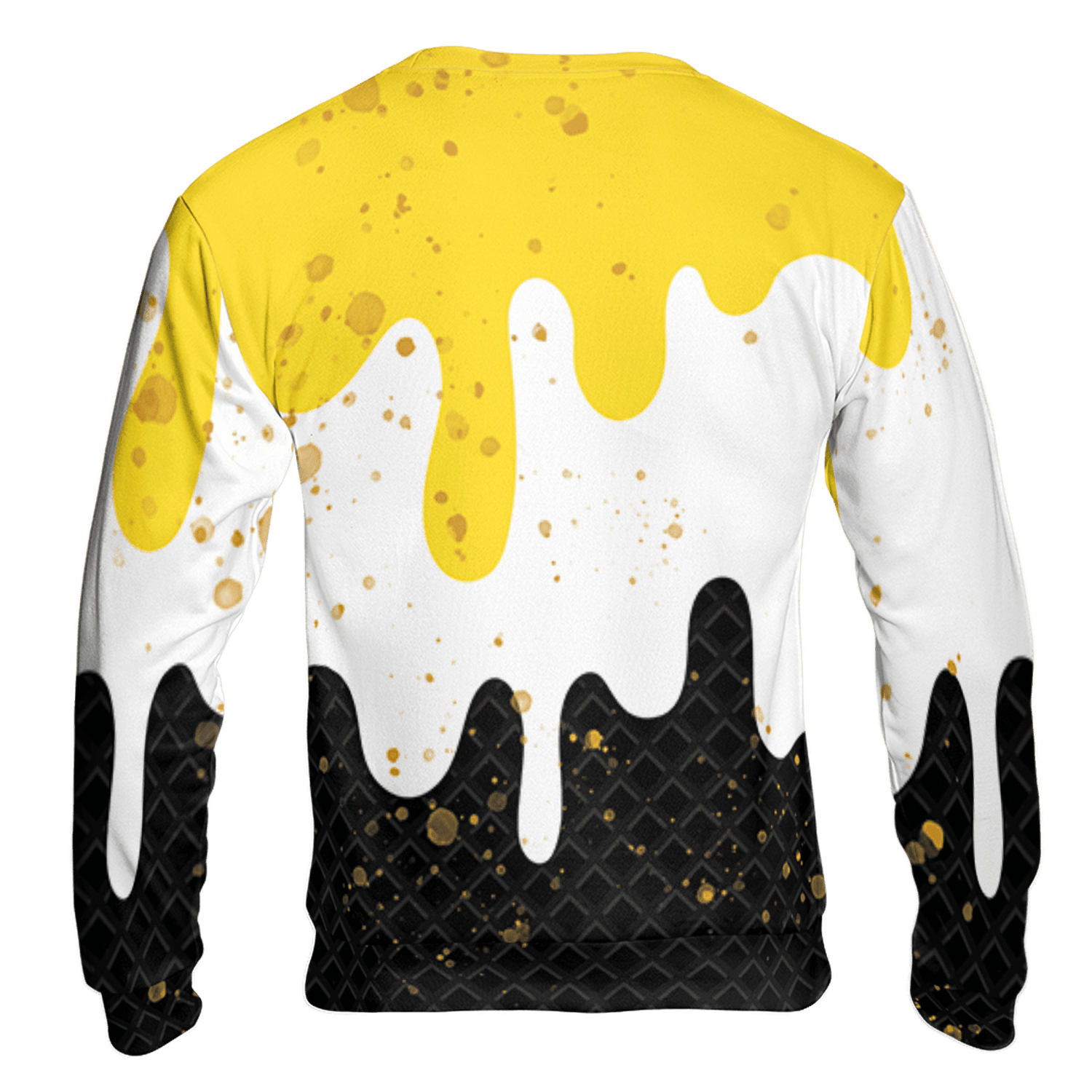 Yellow Ochre 6s Sweatshirt Match KREAM 3D All-Over Print Waffle Cone - NastyJamz
