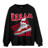 Cherry 11s Sweatshirt Match Kream Sneaker - NastyJamz