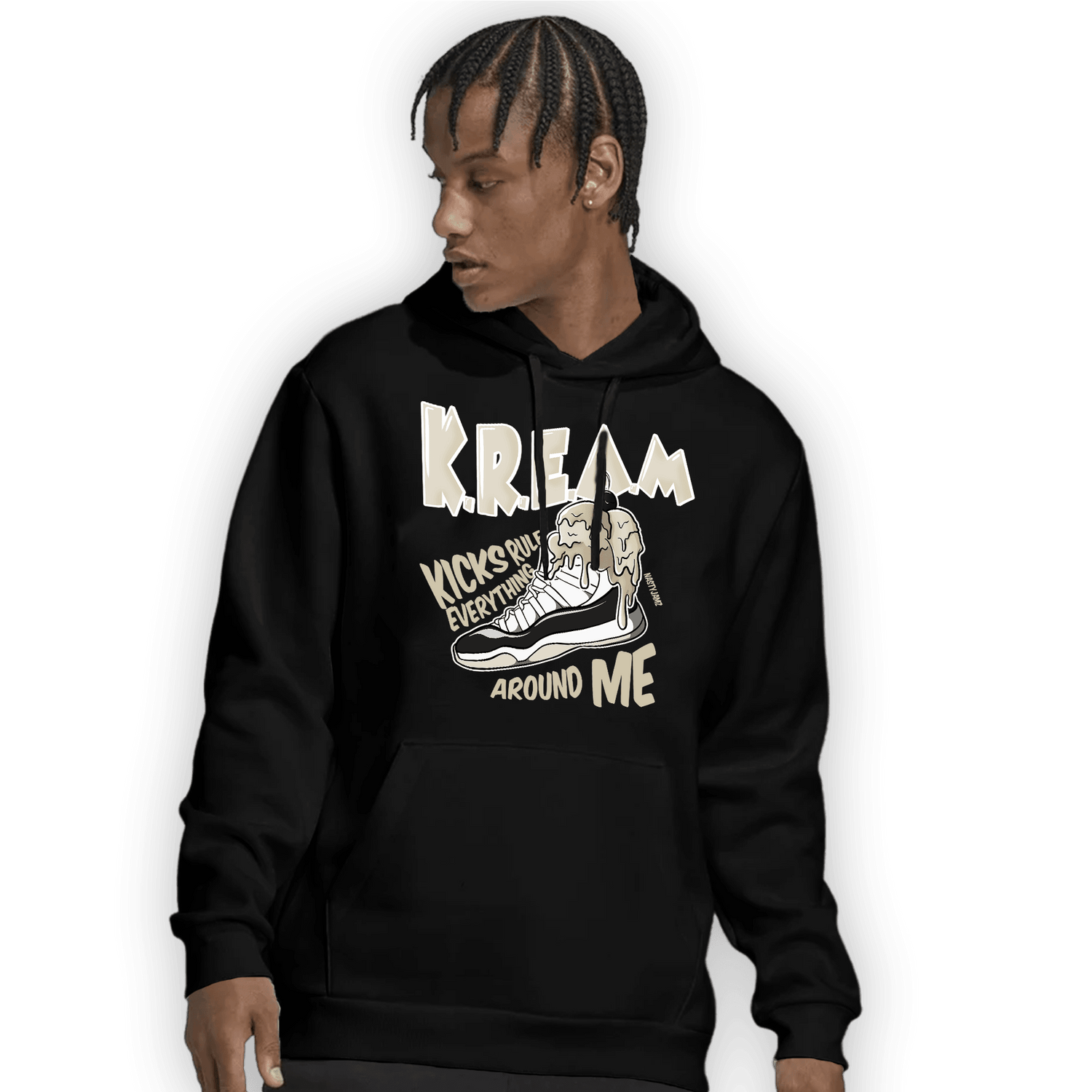 Gratitude 11s Hoodie Match Kream Sneaker - NastyJamz