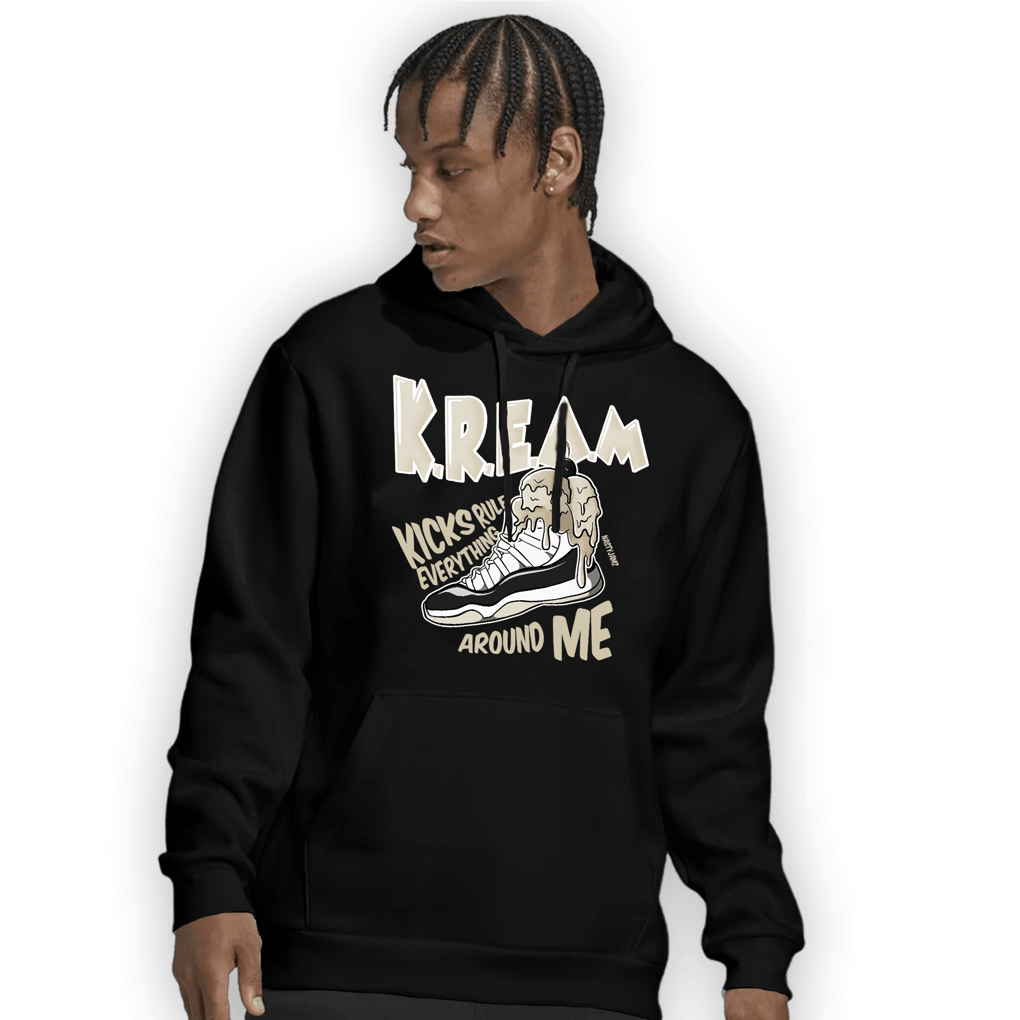 Gratitude 11s Hoodie Match Kream Sneaker - NastyJamz