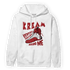Cherry 12s Hoodie Match Kream Sneaker - NastyJamz