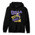 Field Purple 12s Hoodie Match Kream Sneaker - NastyJamz