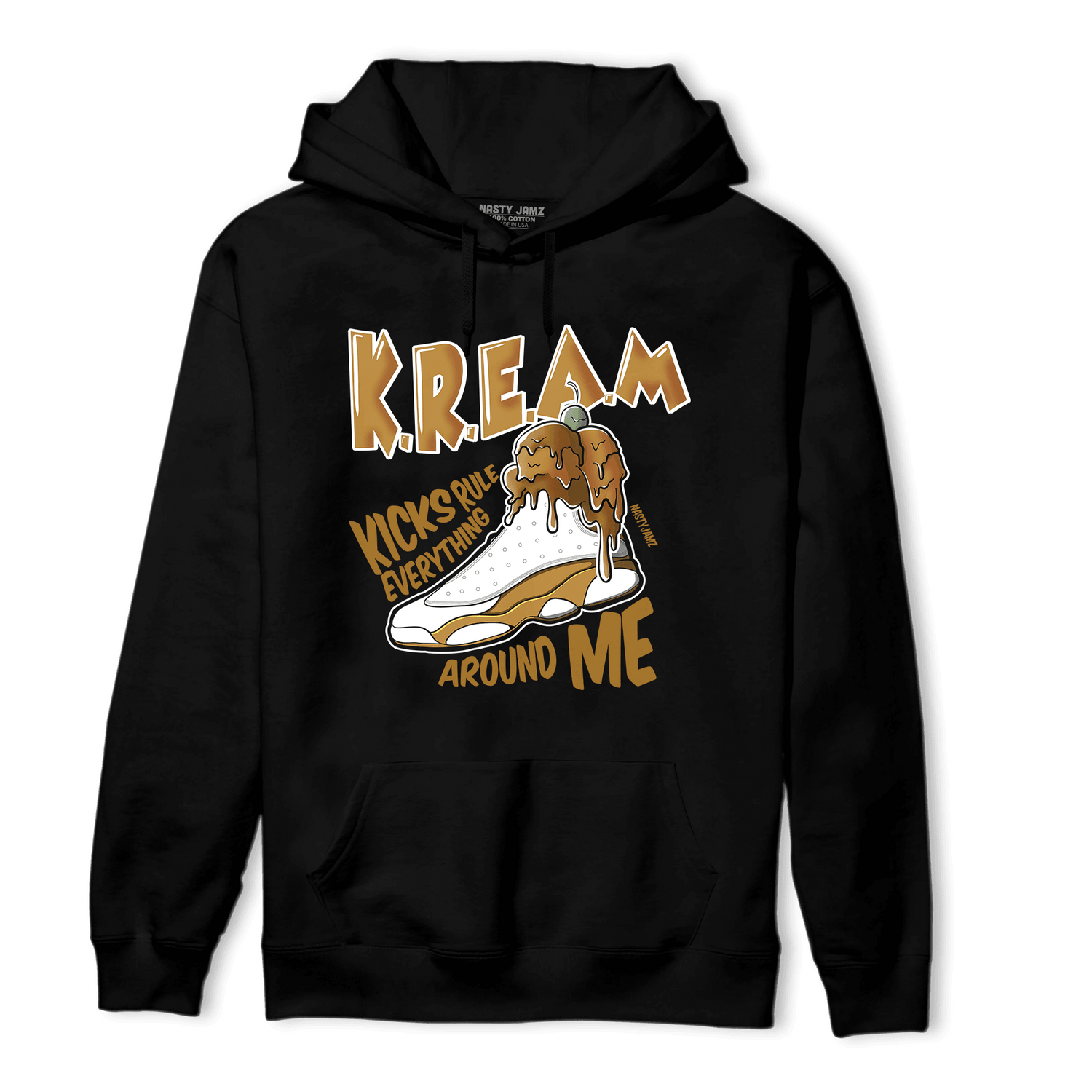 Wheat 13s Hoodie Match Kream Sneaker - NastyJamz