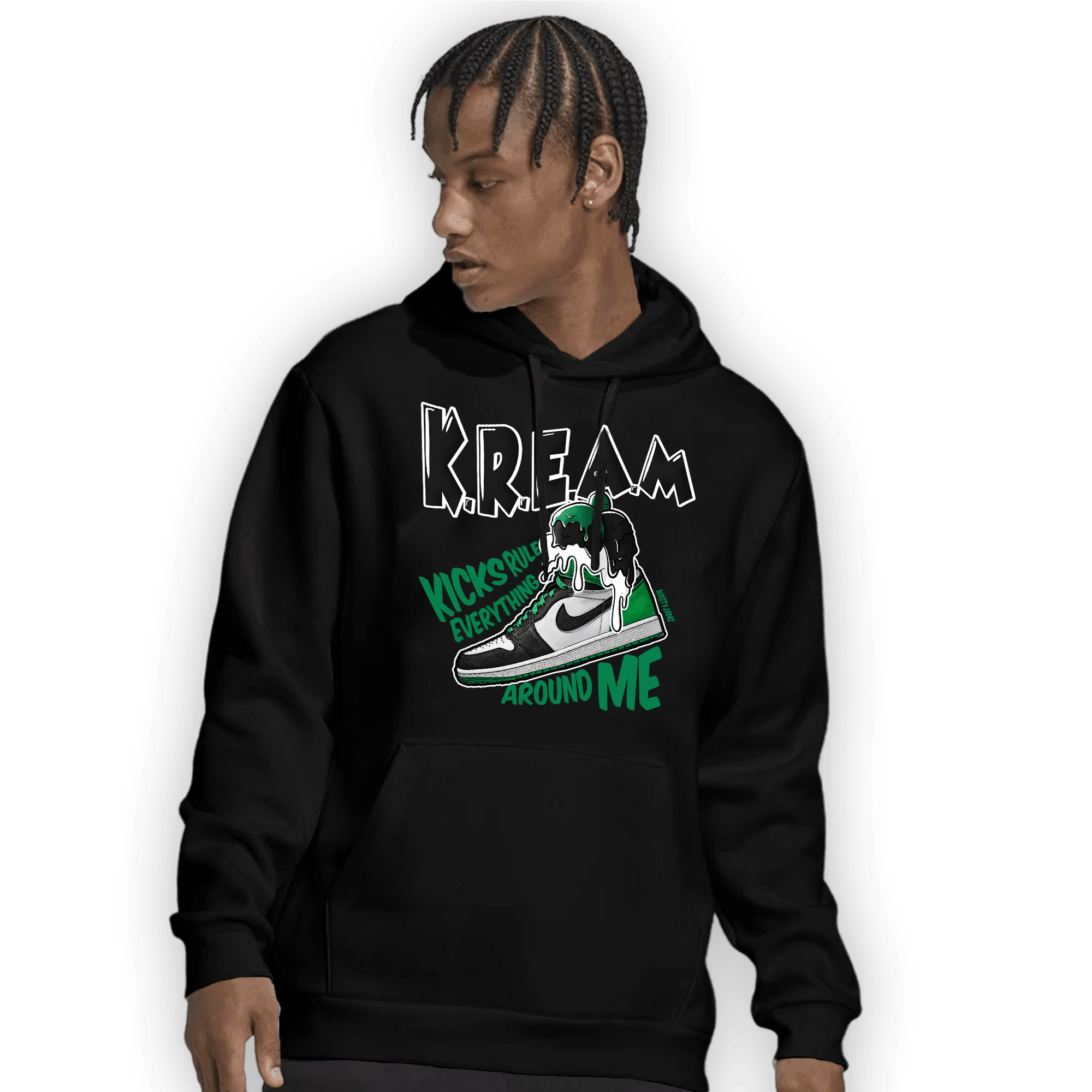 Celtic Lucky Green 1s Hoodie Match Kream Sneaker - NastyJamz