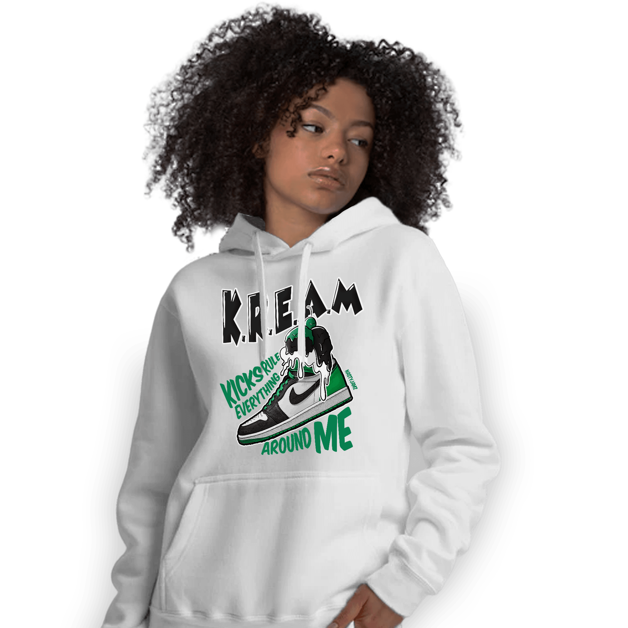 Celtic Lucky Green 1s Hoodie Match Kream Sneaker - NastyJamz