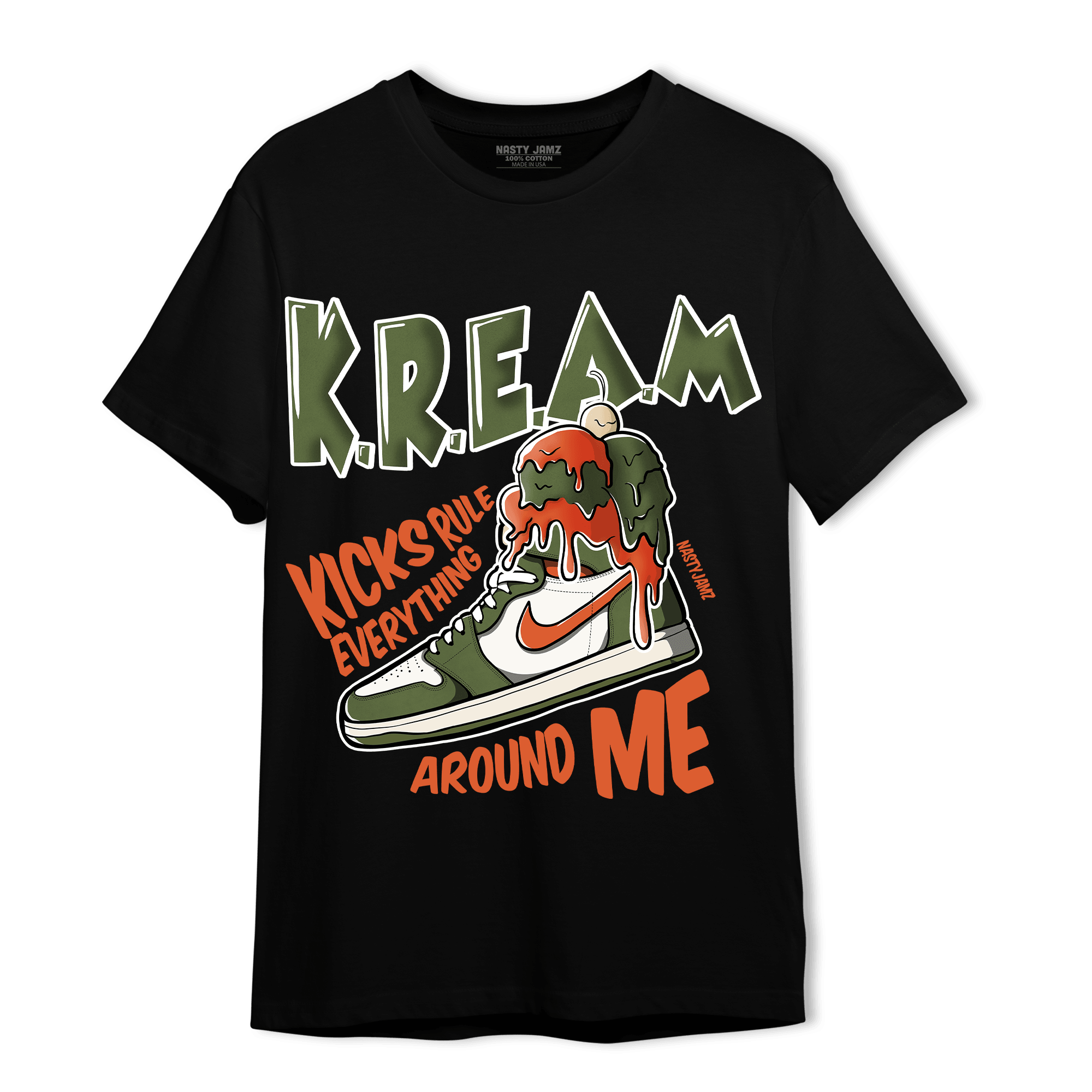 High OG Celadon 1s T Shirt Match Kream Sneaker - NastyJamz