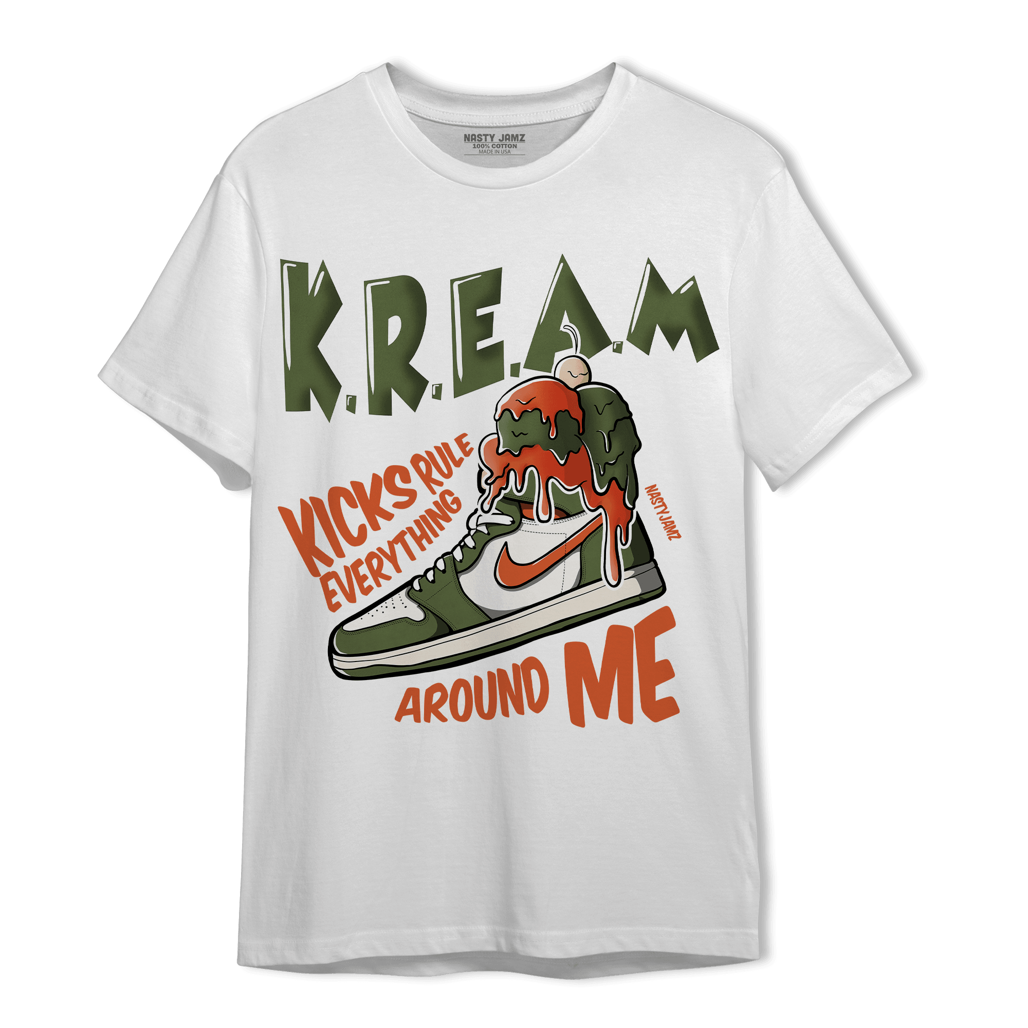 High OG Celadon 1s T Shirt Match Kream Sneaker - NastyJamz