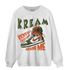 High OG Celadon 1s Sweatshirt Match Kream Sneaker - NastyJamz