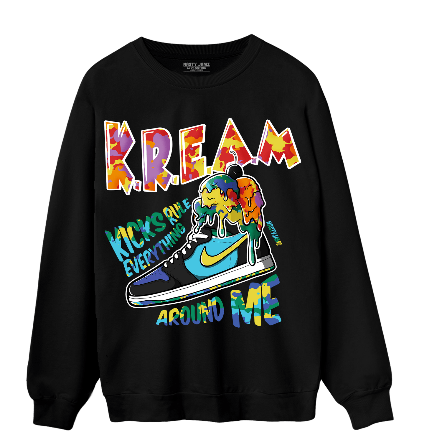 Mid GS Six Championships 1s Sweatshirt Match Kream Sneaker - NastyJamz