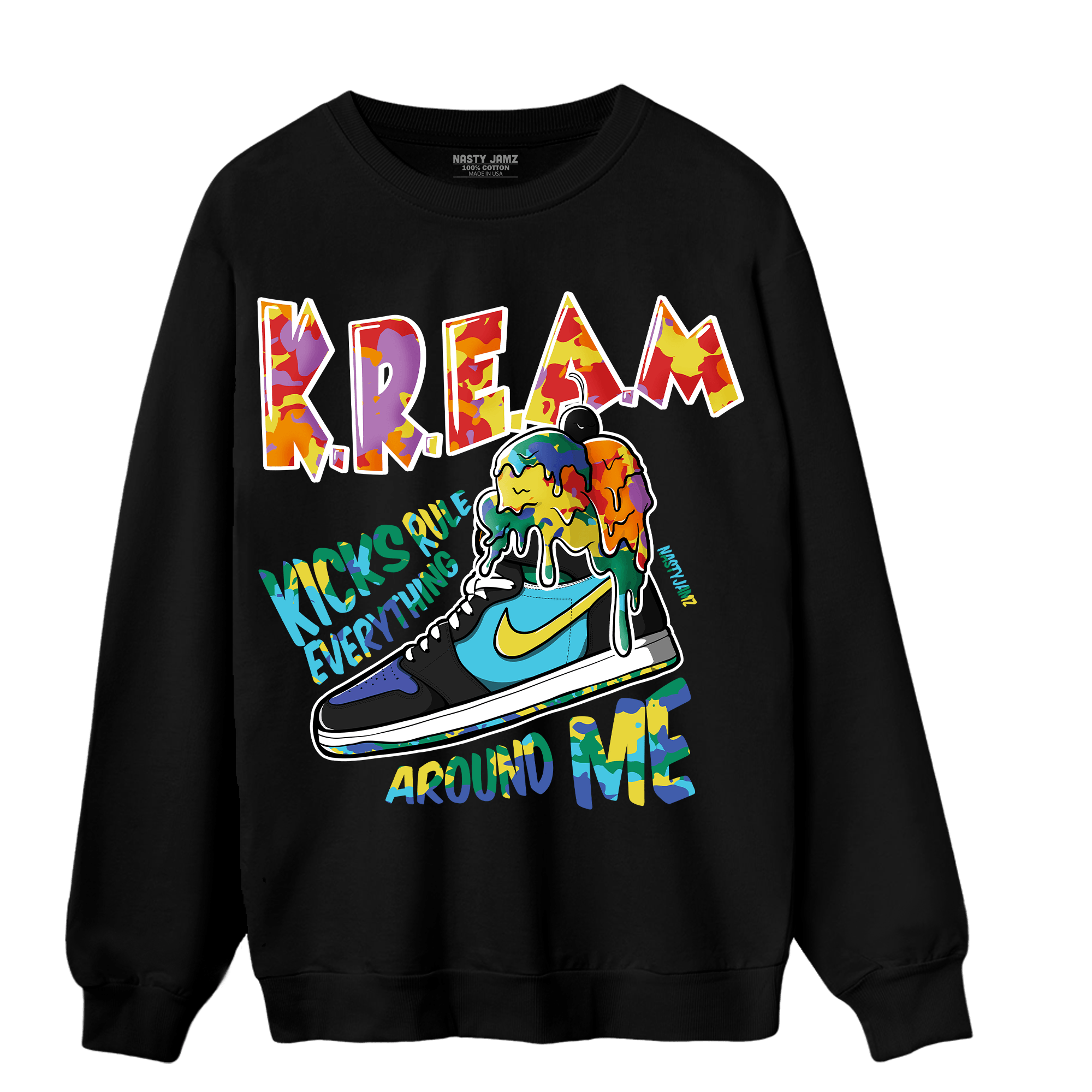 Mid GS Six Championships 1s Sweatshirt Match Kream Sneaker - NastyJamz