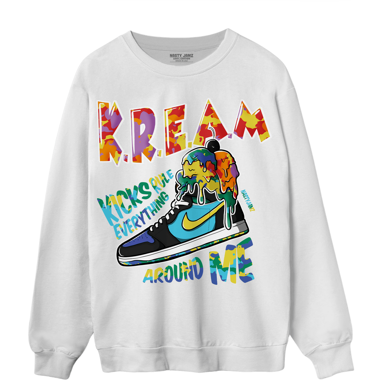 Mid GS Six Championships 1s Sweatshirt Match Kream Sneaker - NastyJamz