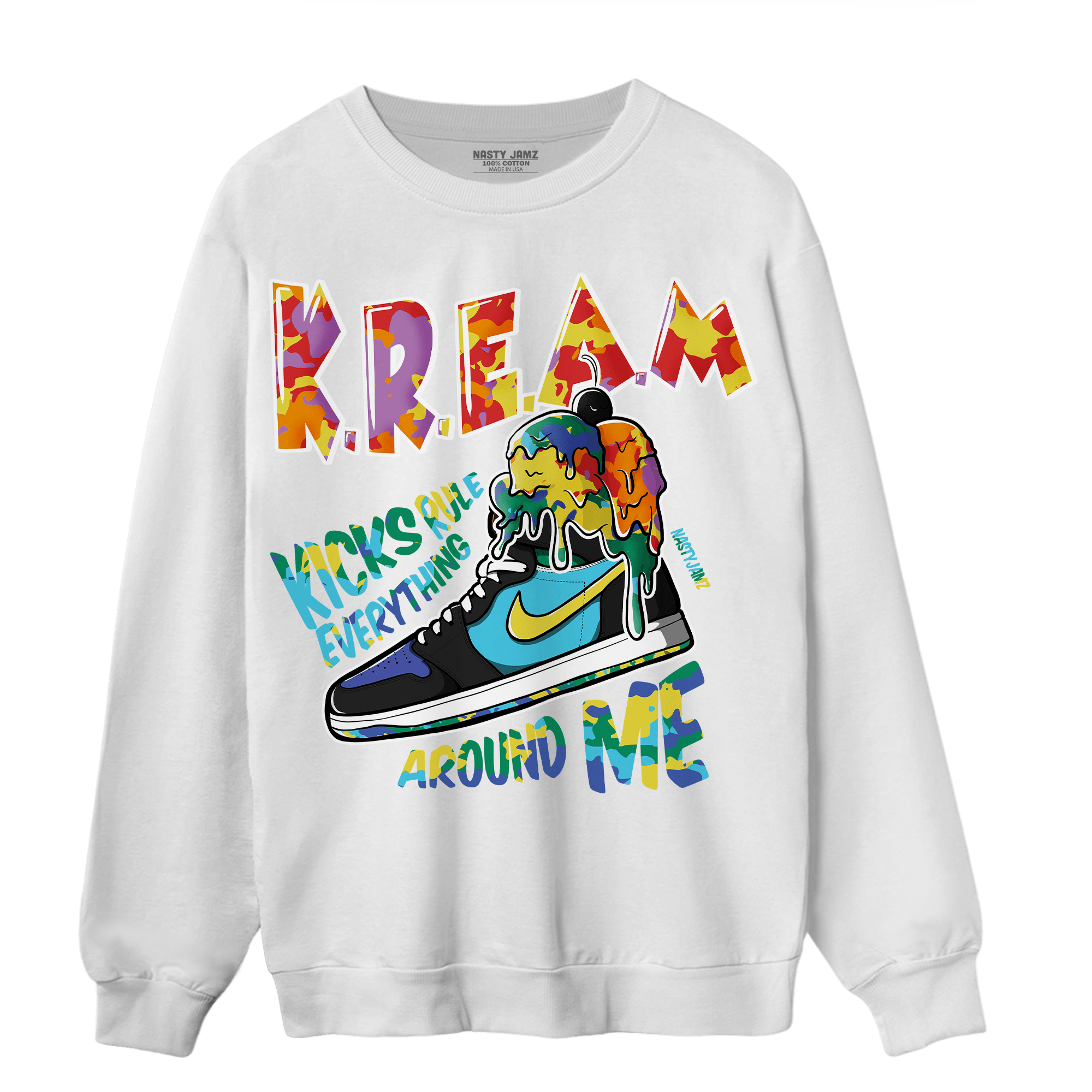 Mid GS Six Championships 1s Sweatshirt Match Kream Sneaker - NastyJamz