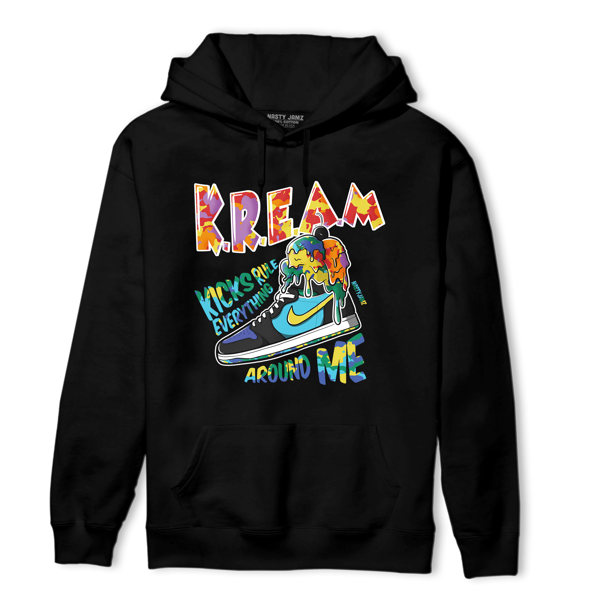Mid GS Six Championships 1s Hoodie Match Kream Sneaker - NastyJamz