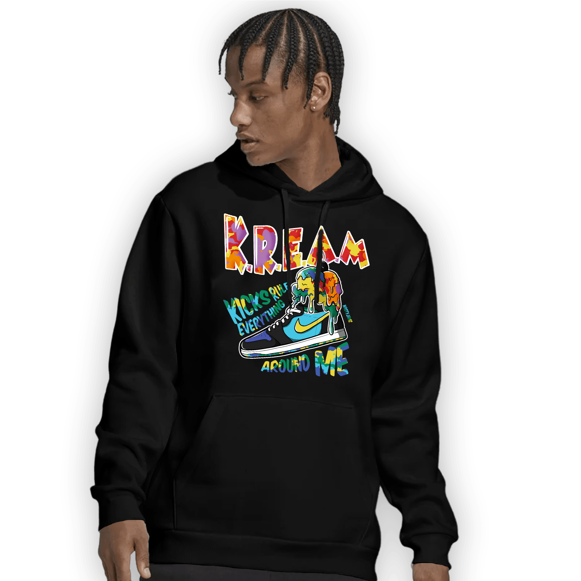 Mid GS Six Championships 1s Hoodie Match Kream Sneaker - NastyJamz