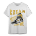 Mid SE Black Gold 1s T Shirt Match Kream Sneaker - NastyJamz