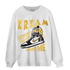 Mid SE Black Gold 1s Sweatshirt Match Kream Sneaker - NastyJamz