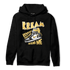 Mid SE Black Gold 1s Hoodie Match Kream Sneaker - NastyJamz