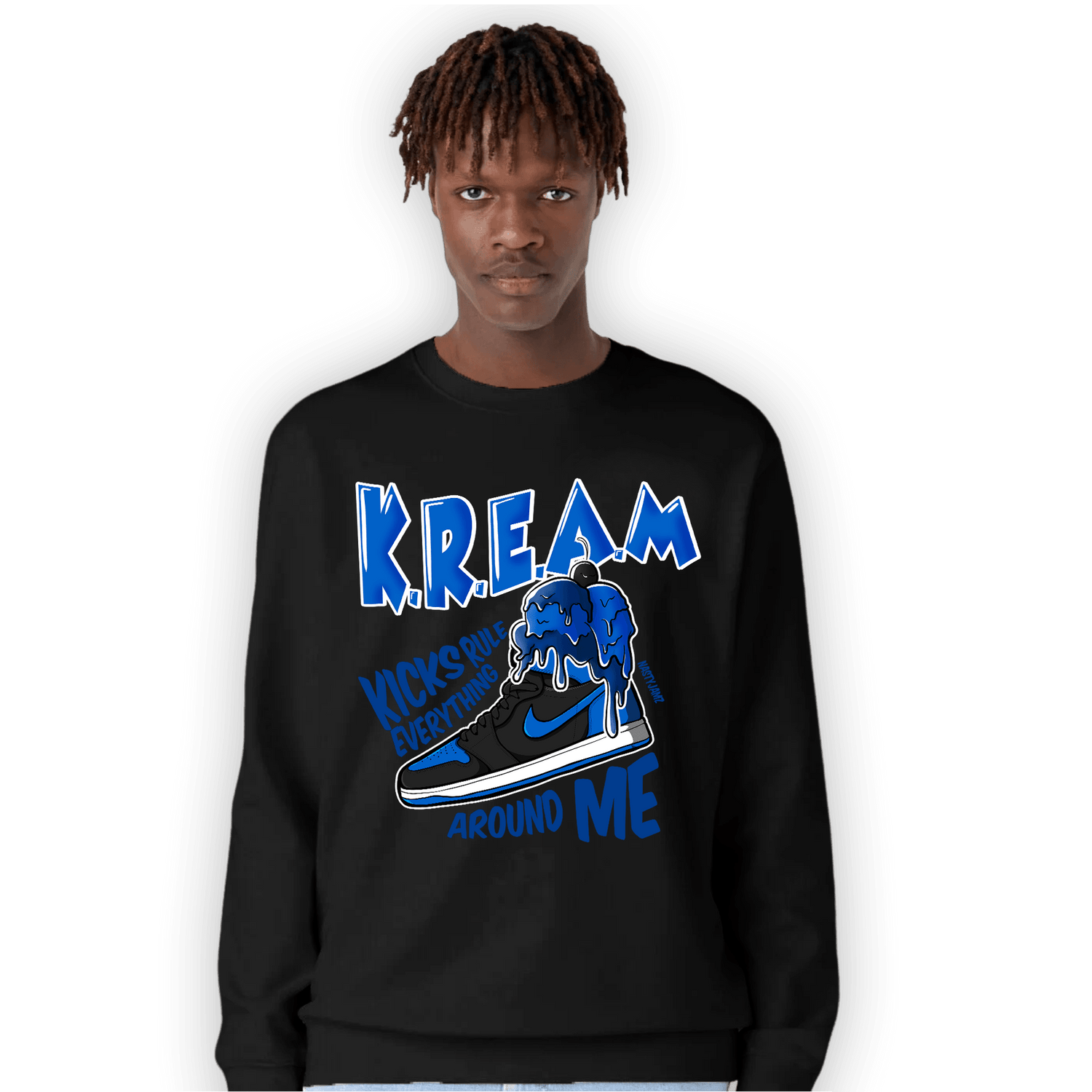 Royal Reimagined 1s Sweatshirt Match Kream Sneaker - NastyJamz
