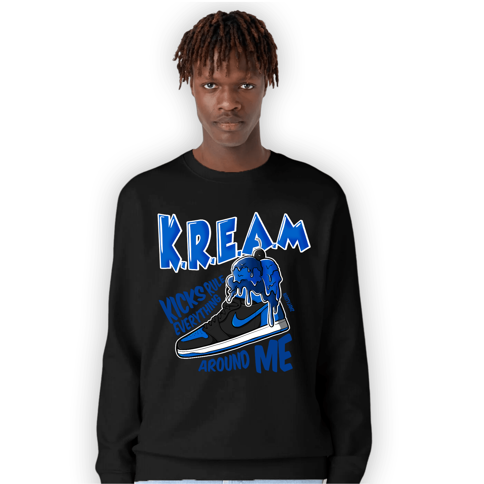 Royal Reimagined 1s Sweatshirt Match Kream Sneaker - NastyJamz