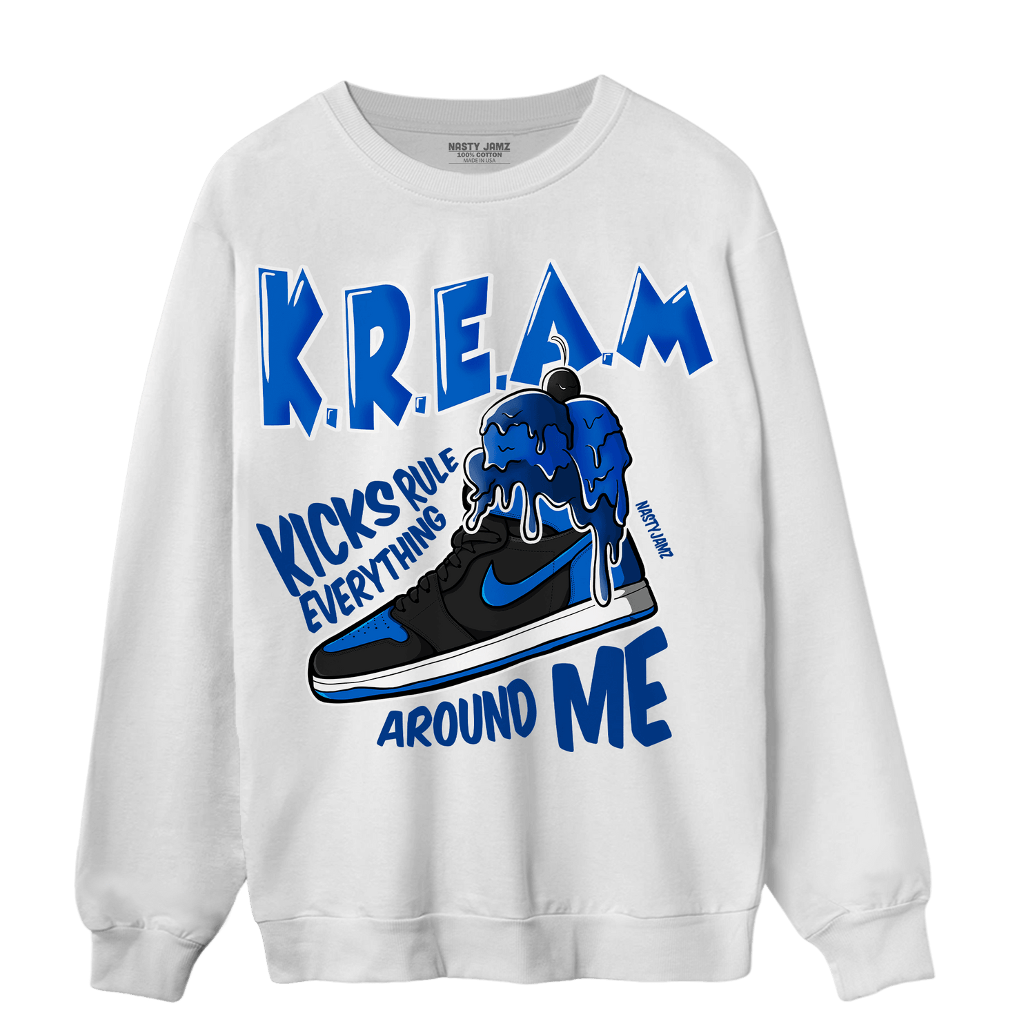 Royal Reimagined 1s Sweatshirt Match Kream Sneaker - NastyJamz