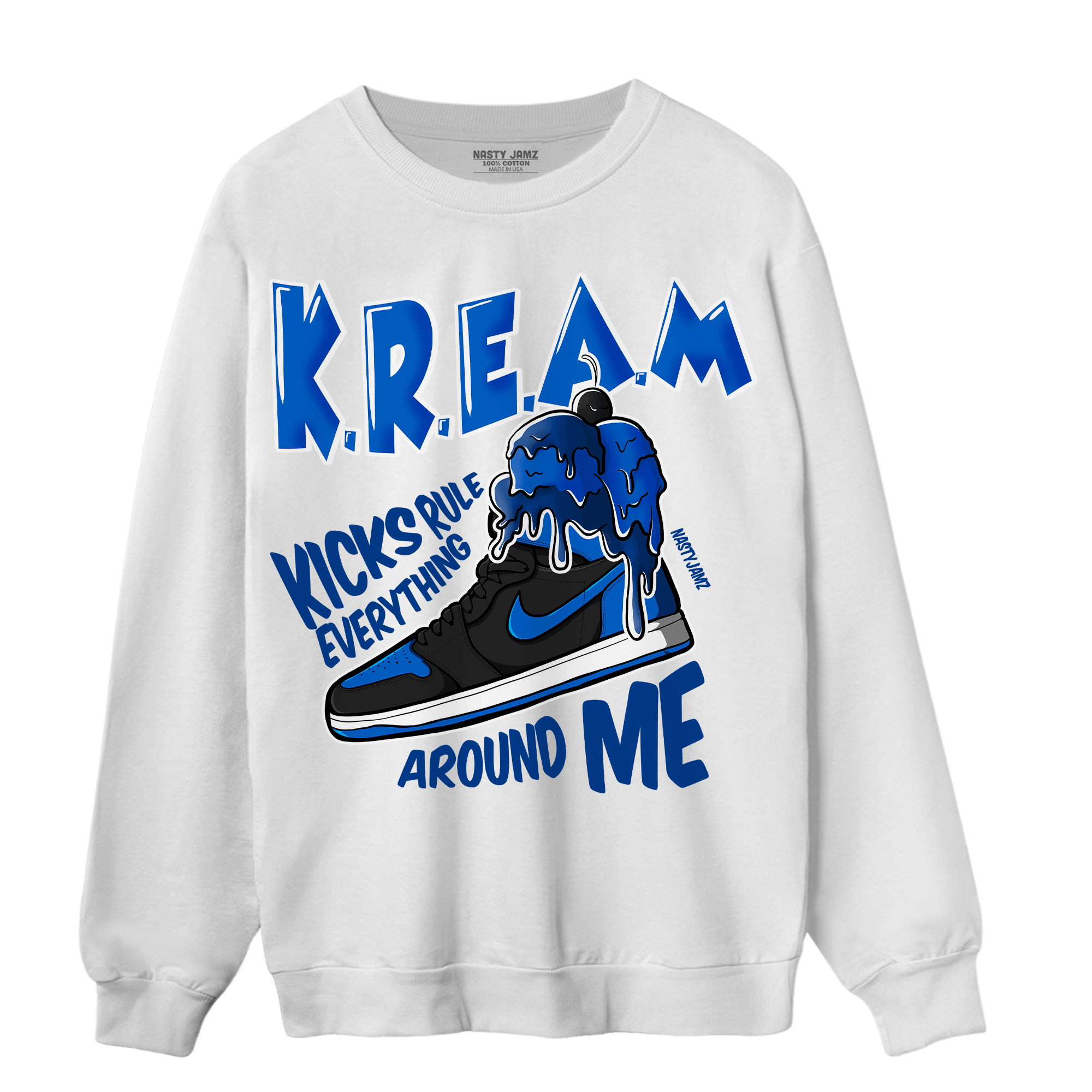 Royal Reimagined 1s Sweatshirt Match Kream Sneaker - NastyJamz