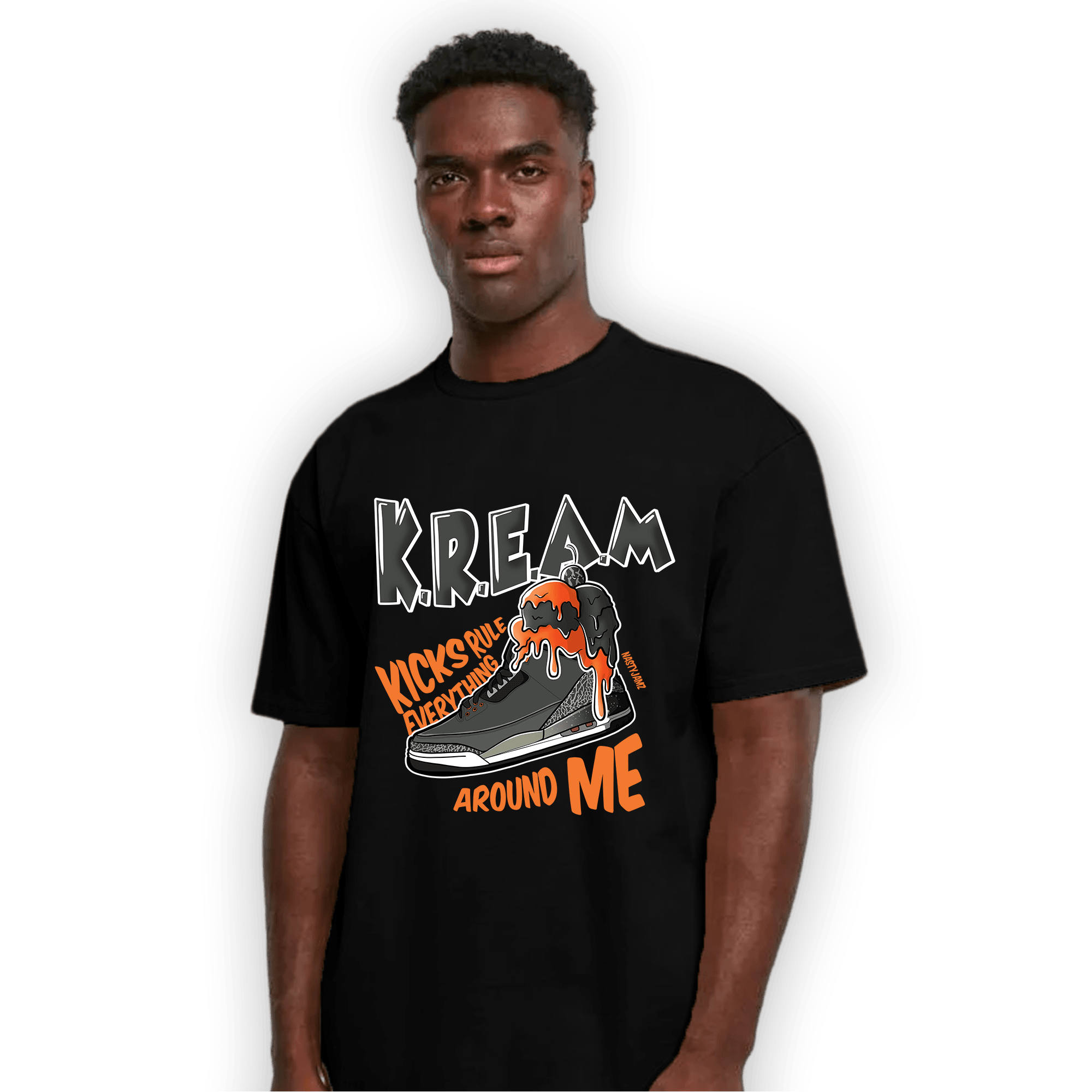 Fear Pack 3s T Shirt Match Kream Sneaker - NastyJamz